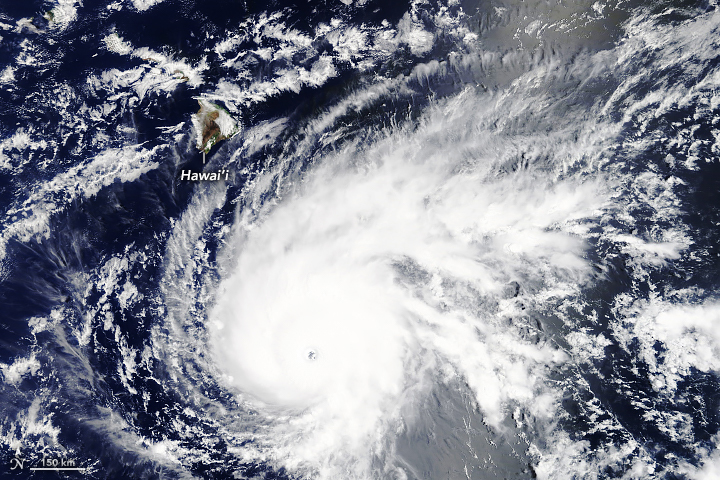 Hurricane Lane Approaches Hawaii