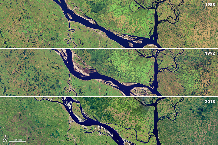 Meandering Bends of the Lower Padma River - related image preview