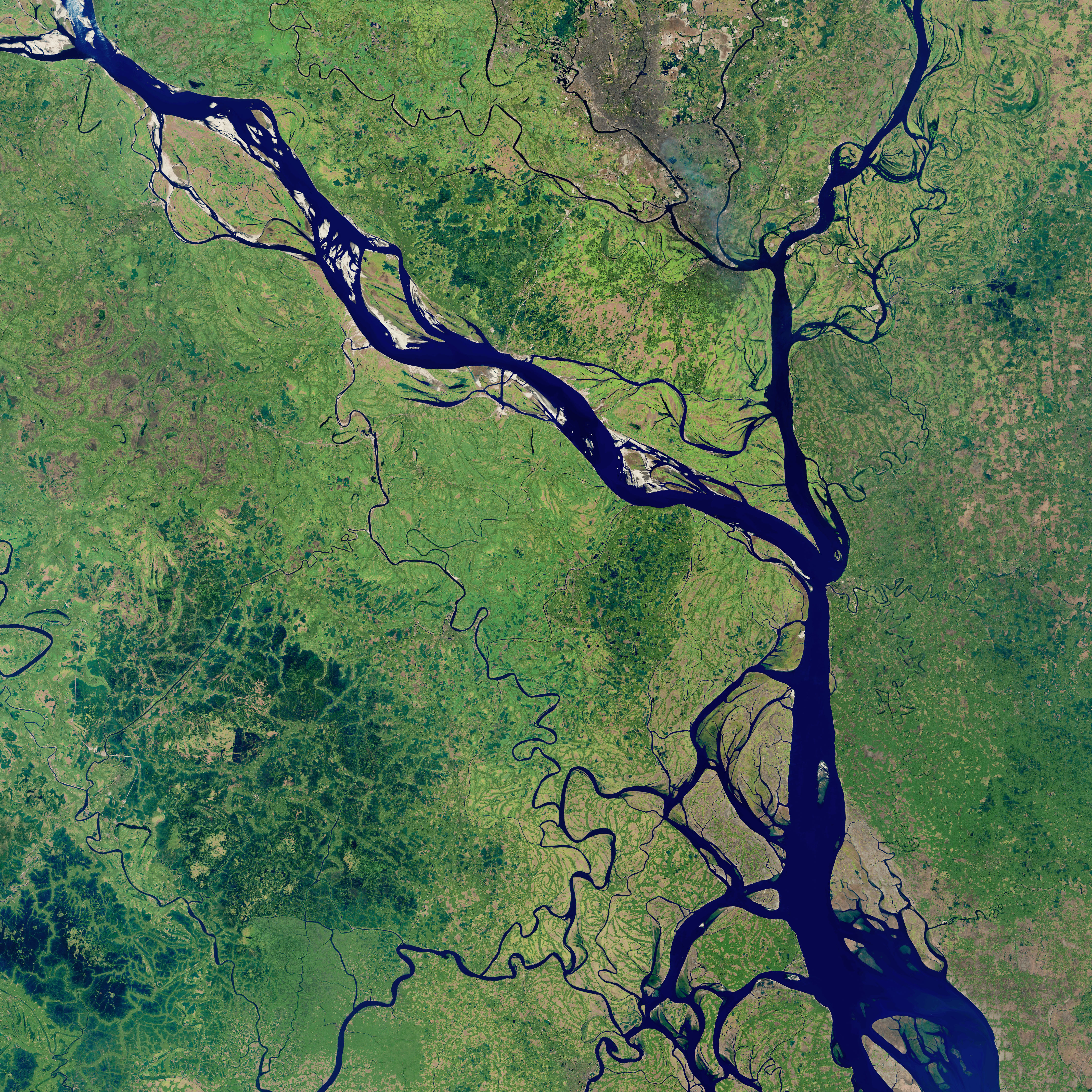 Meandering Bends of the Lower Padma River - related image preview