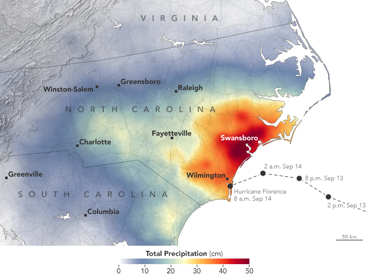 Florence Inundates the Carolinas