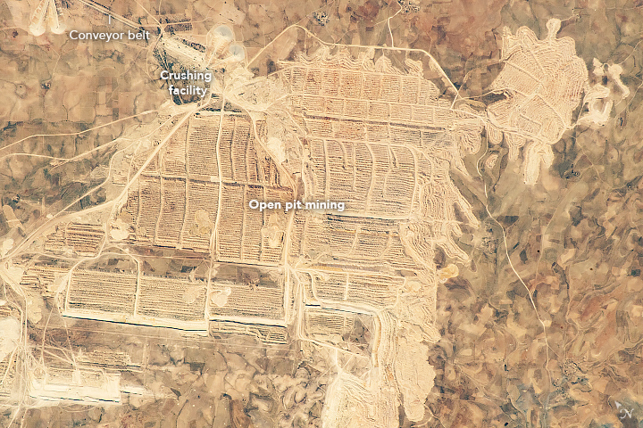 Bou Craa Phosphate Mine, Western Sahara