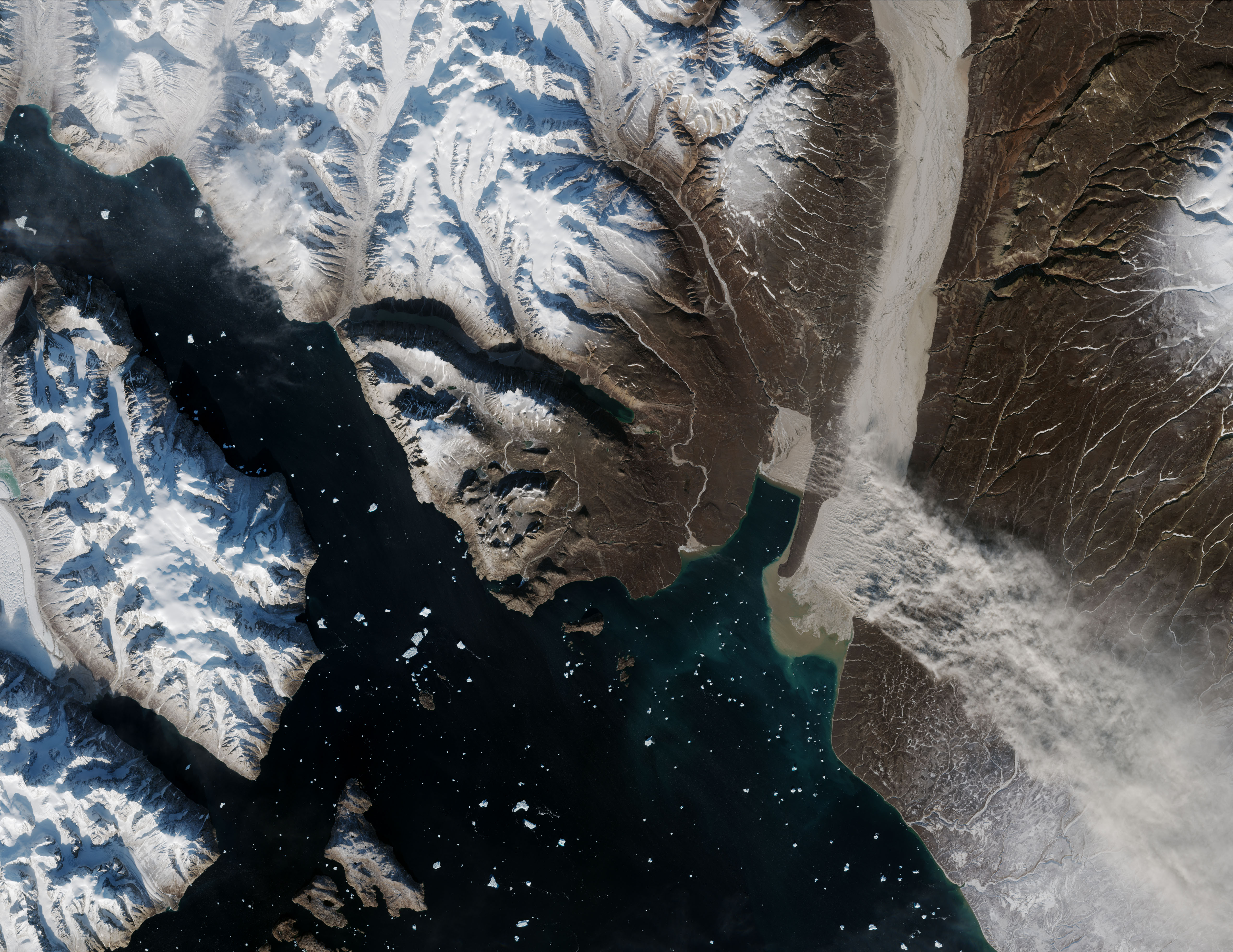 Glacier Flour in Greenland Skies - related image preview