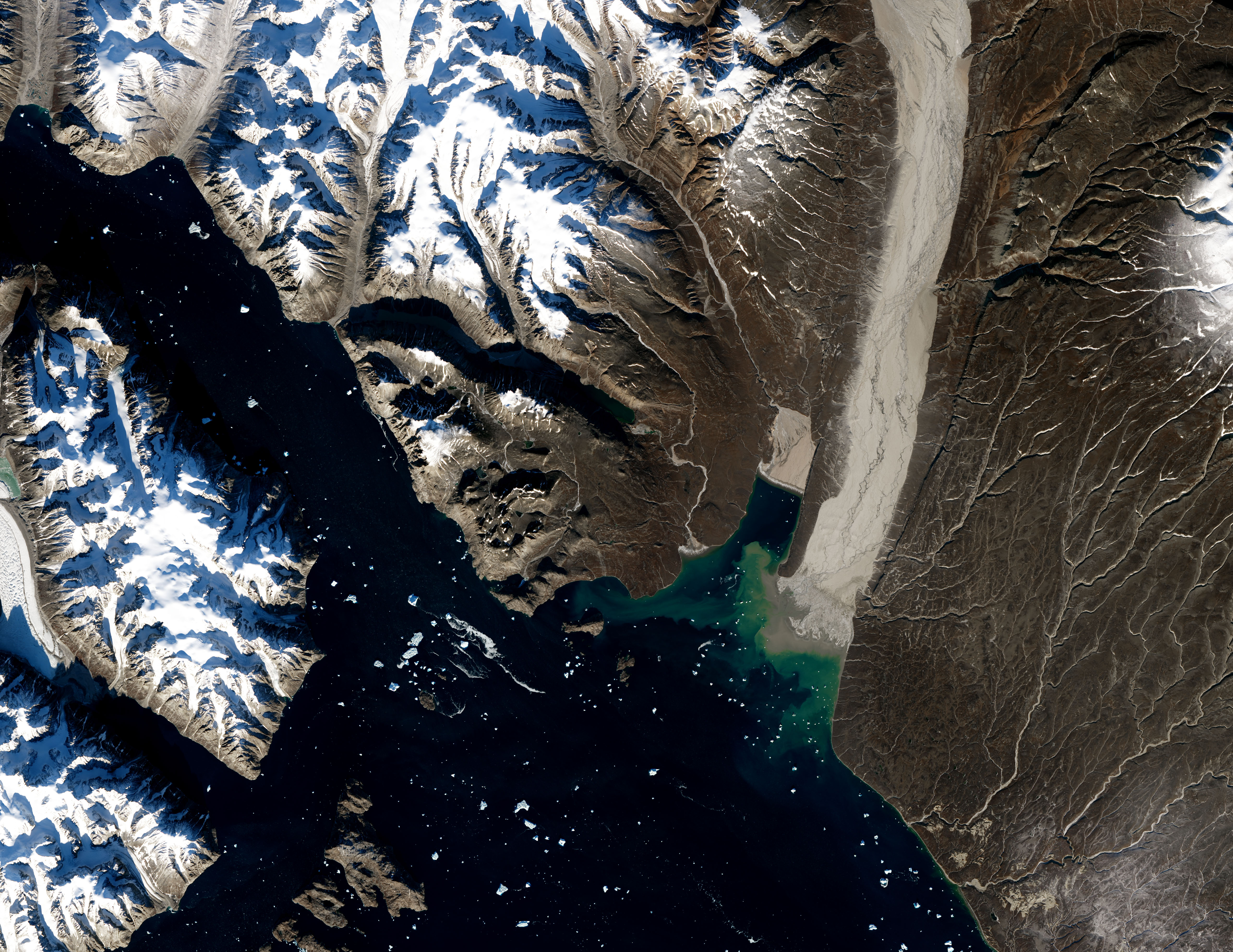 Glacier Flour in Greenland Skies - related image preview