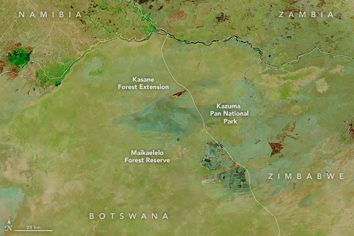 Fires Scar Northern Botswana - related image preview