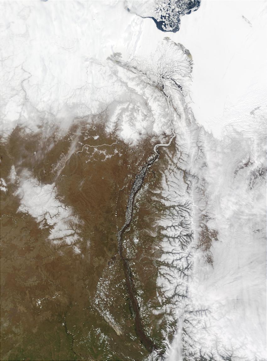 Flooding of the Lena River, Russia - related image preview