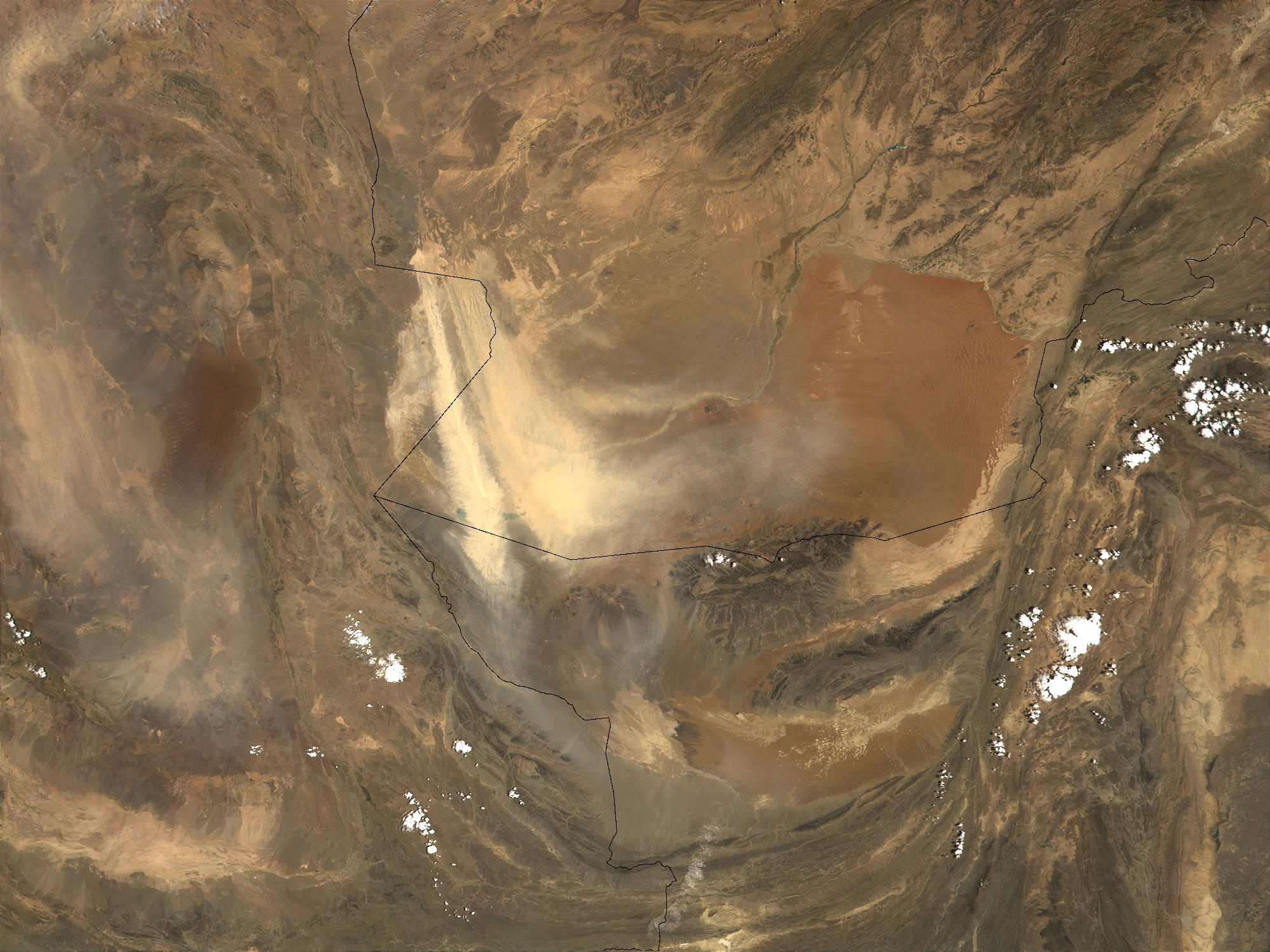 Dust storm in southern Afghanistan - related image preview