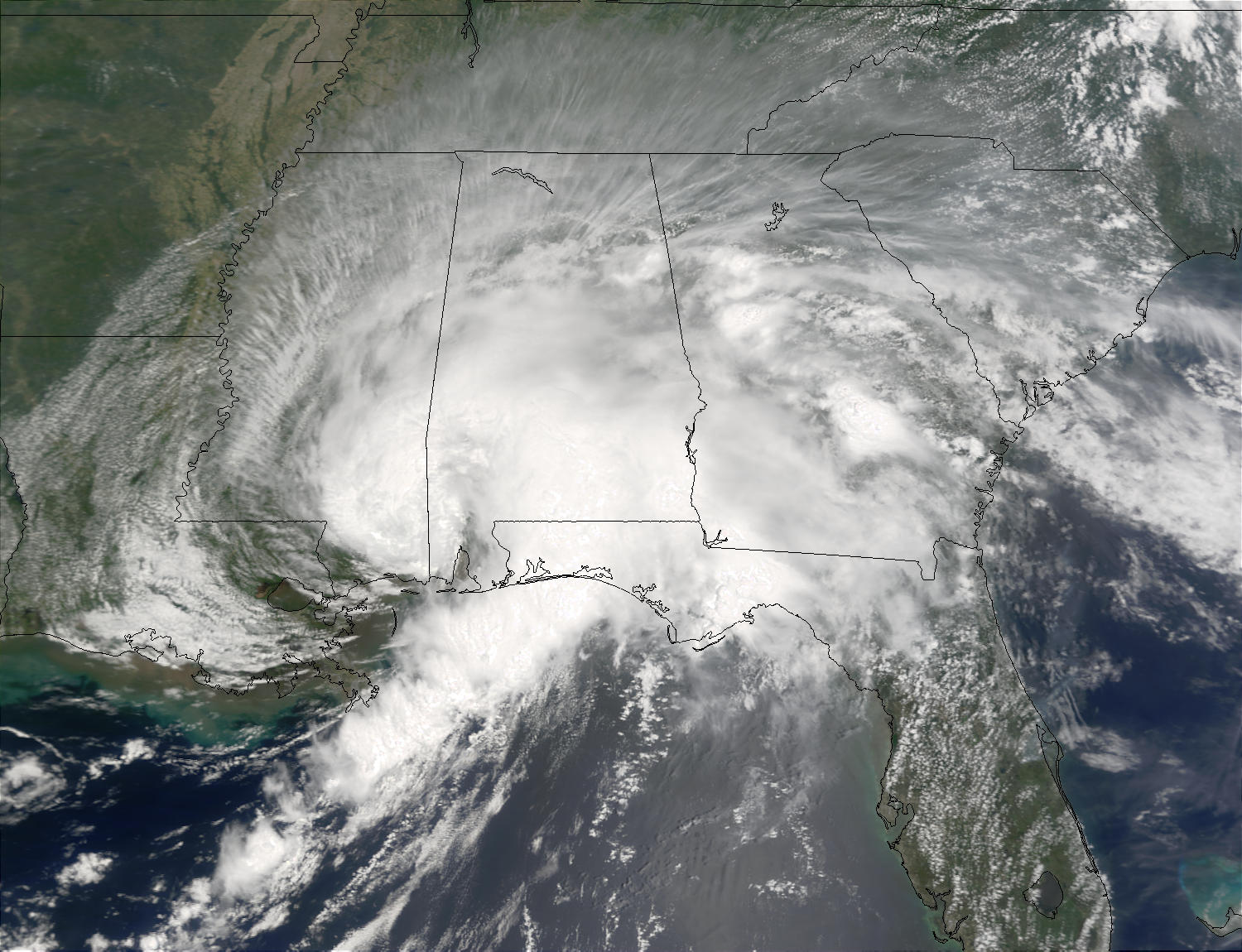 Tropical Storm Allison over Southeast United States - related image preview