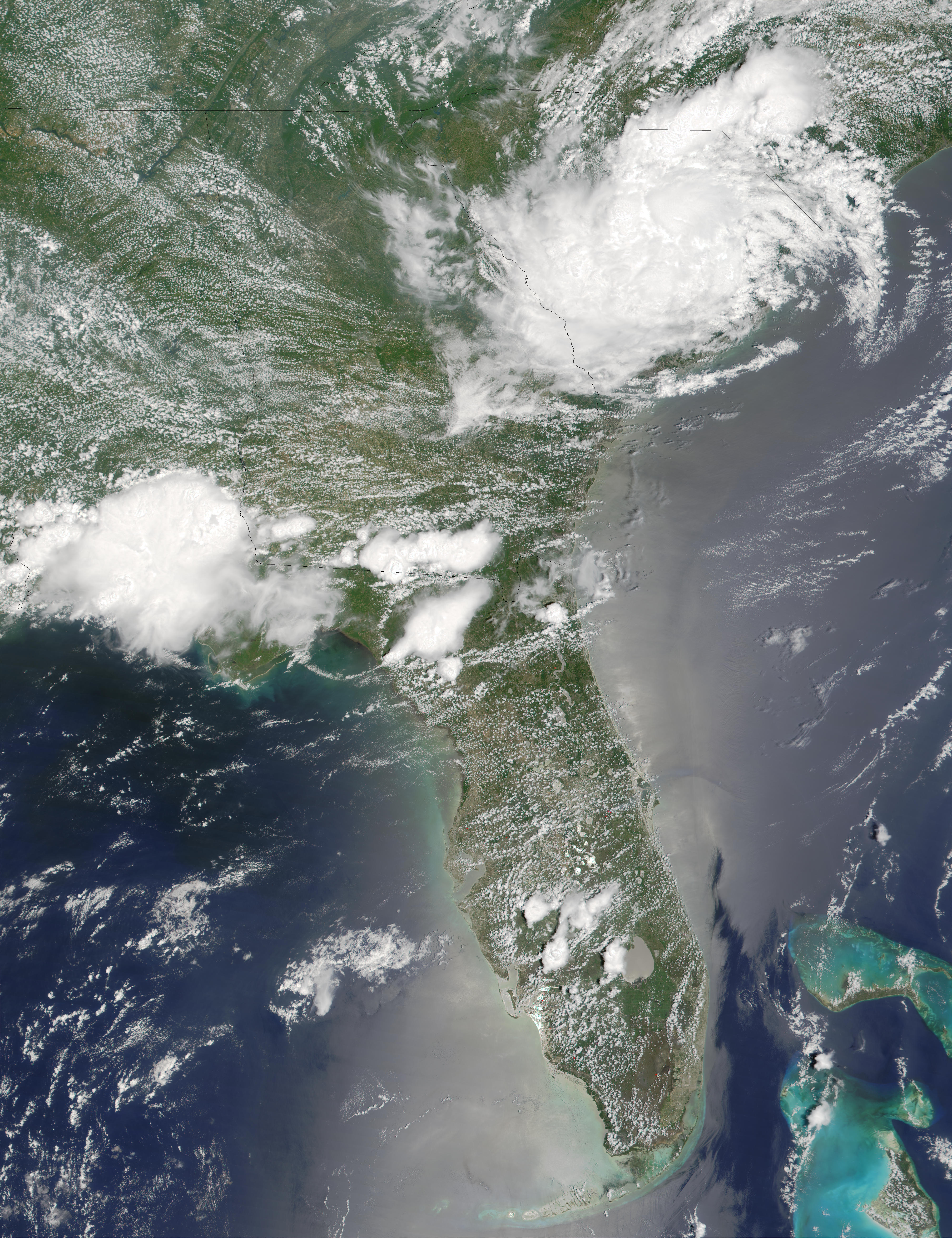 Remnants of Tropical Storm Allison over Southeast United States - related image preview