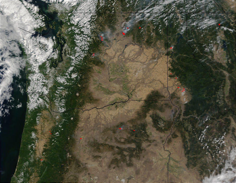 Wildfires in Washington and Oregon - related image preview