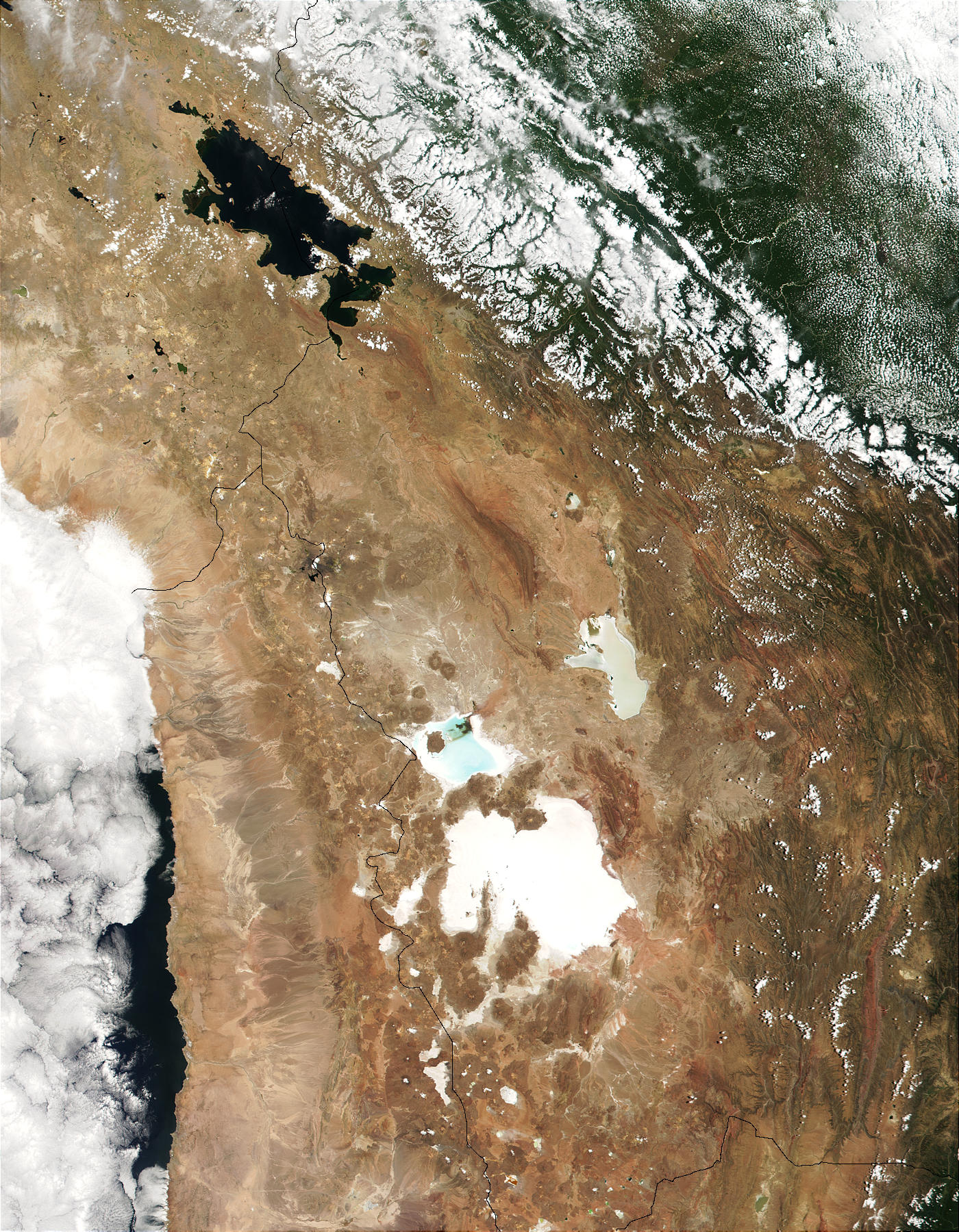 Lake Titicaca (Peru and Bolivia) and Salar de Uyuni (Bolivia) - related image preview