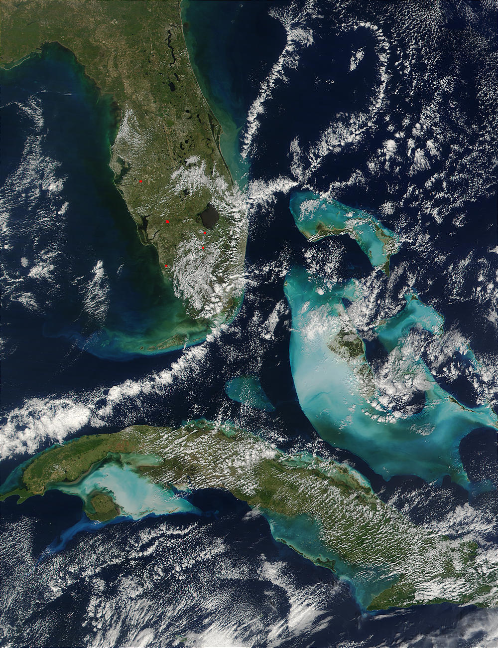 Florida, Bahamas, and Cuba - related image preview