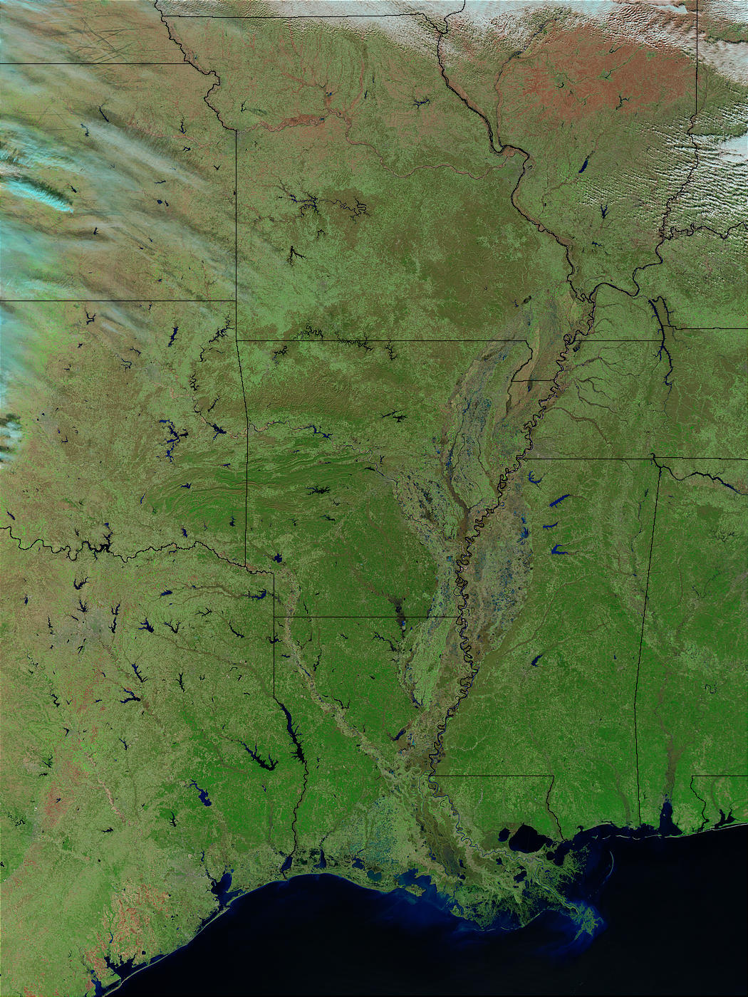 South Central United States (false color) - related image preview