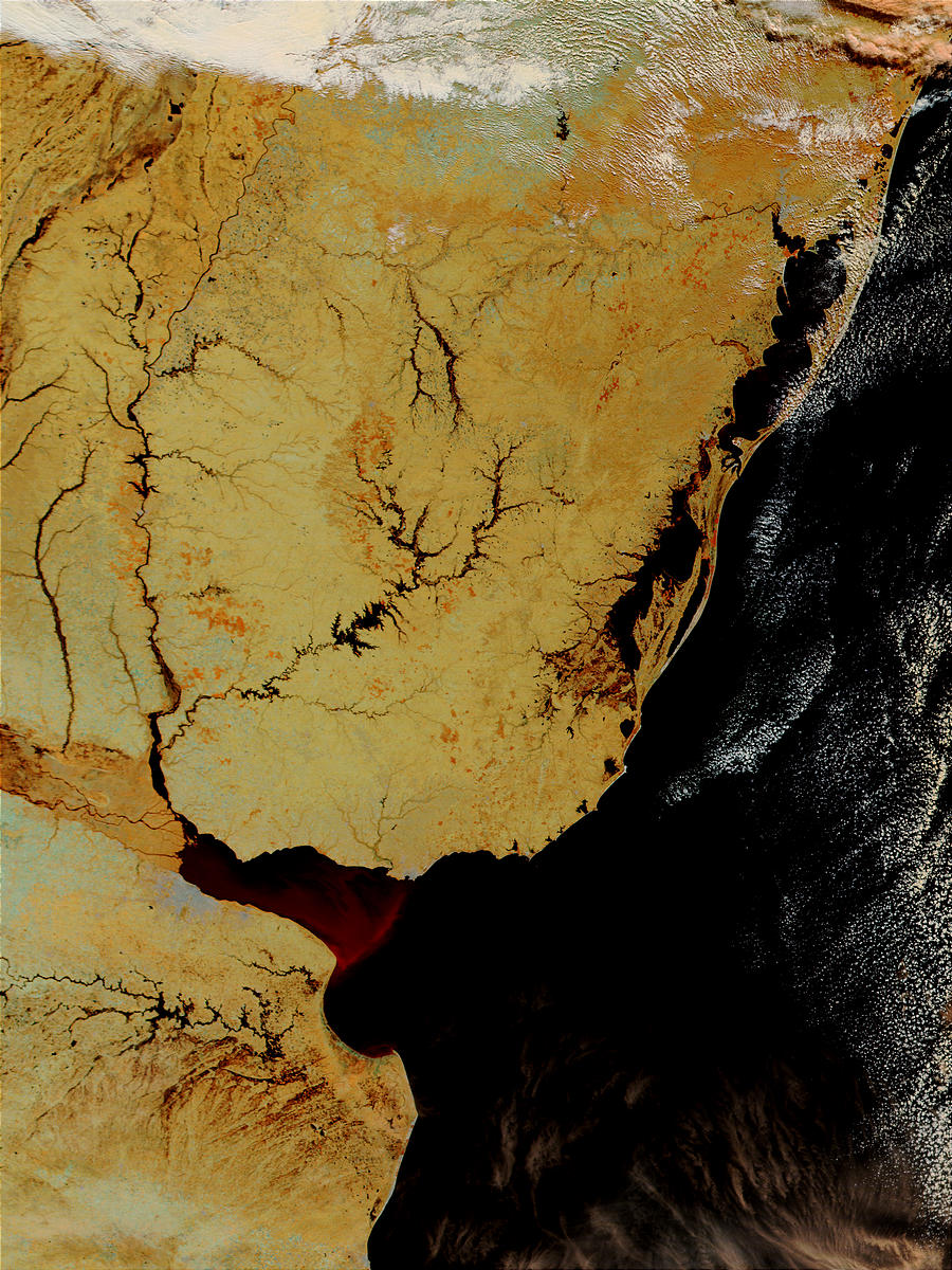 Floods in Uruguay (false color) - related image preview