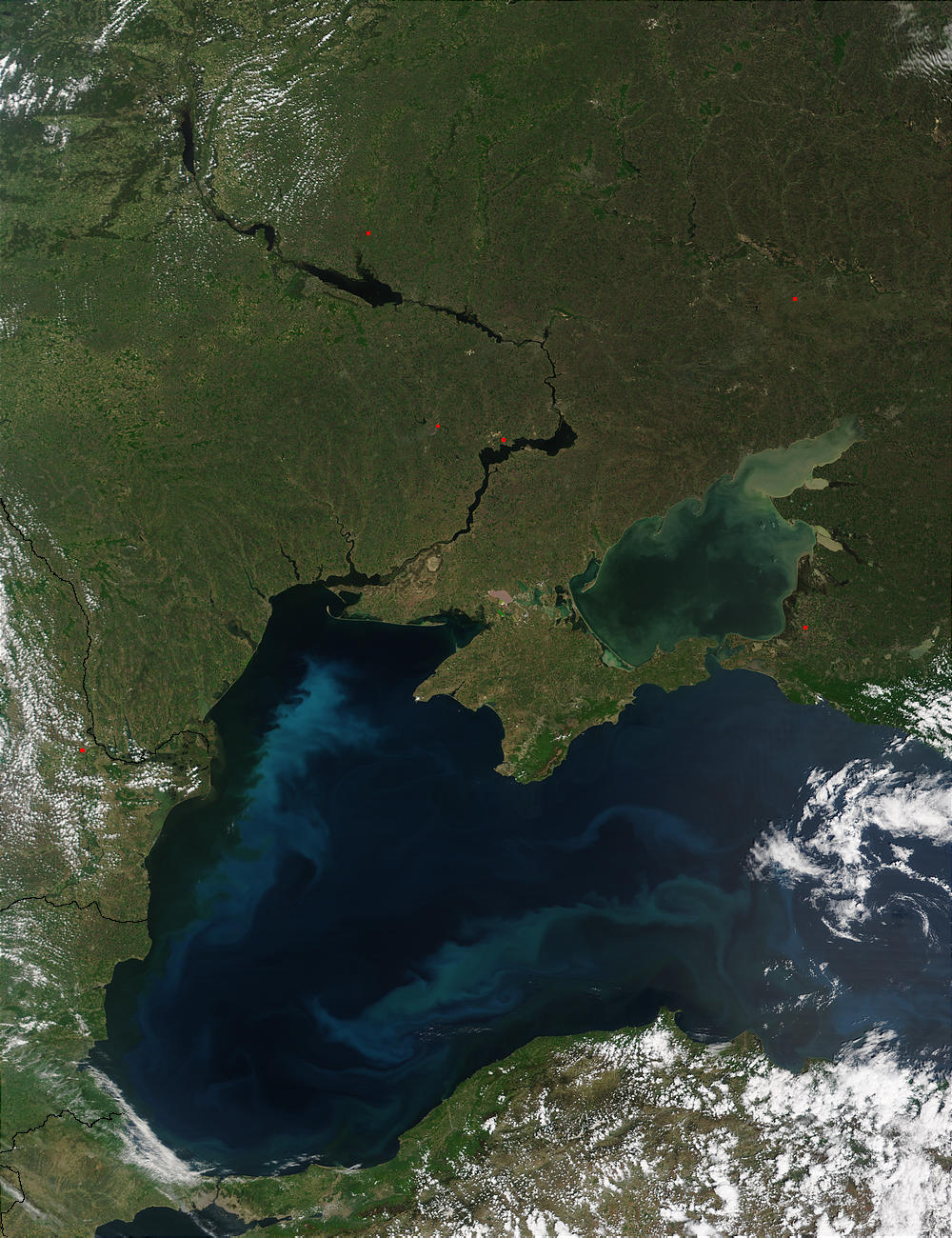 Phytoplankton bloom in the Black Sea - related image preview