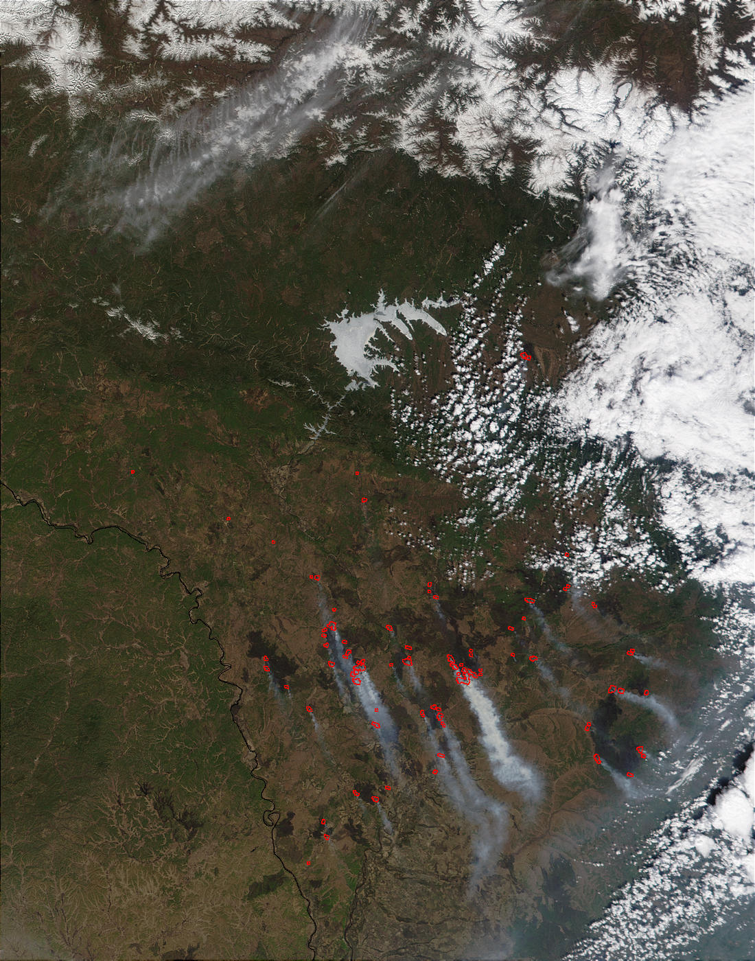 Fires in the Amur Region, Eastern Russia - related image preview