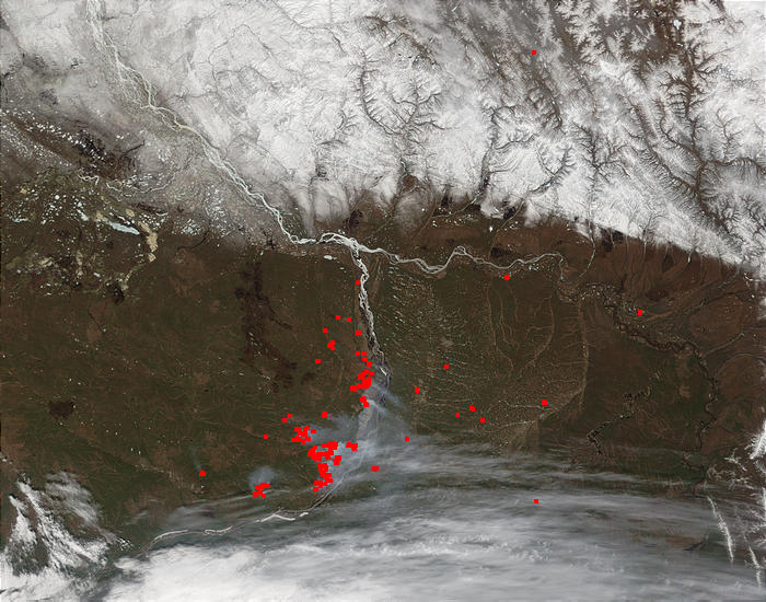 Fires near Yakustk, Russia - related image preview
