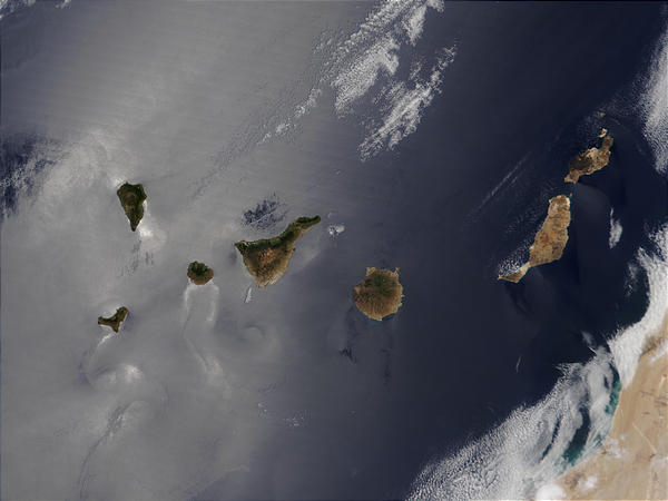 Canary Islands in sun glint - related image preview