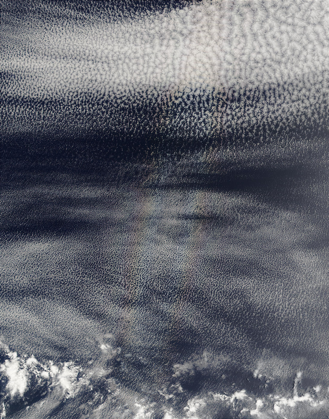 Glory over stratocumulus clouds in Pacific Ocean - related image preview