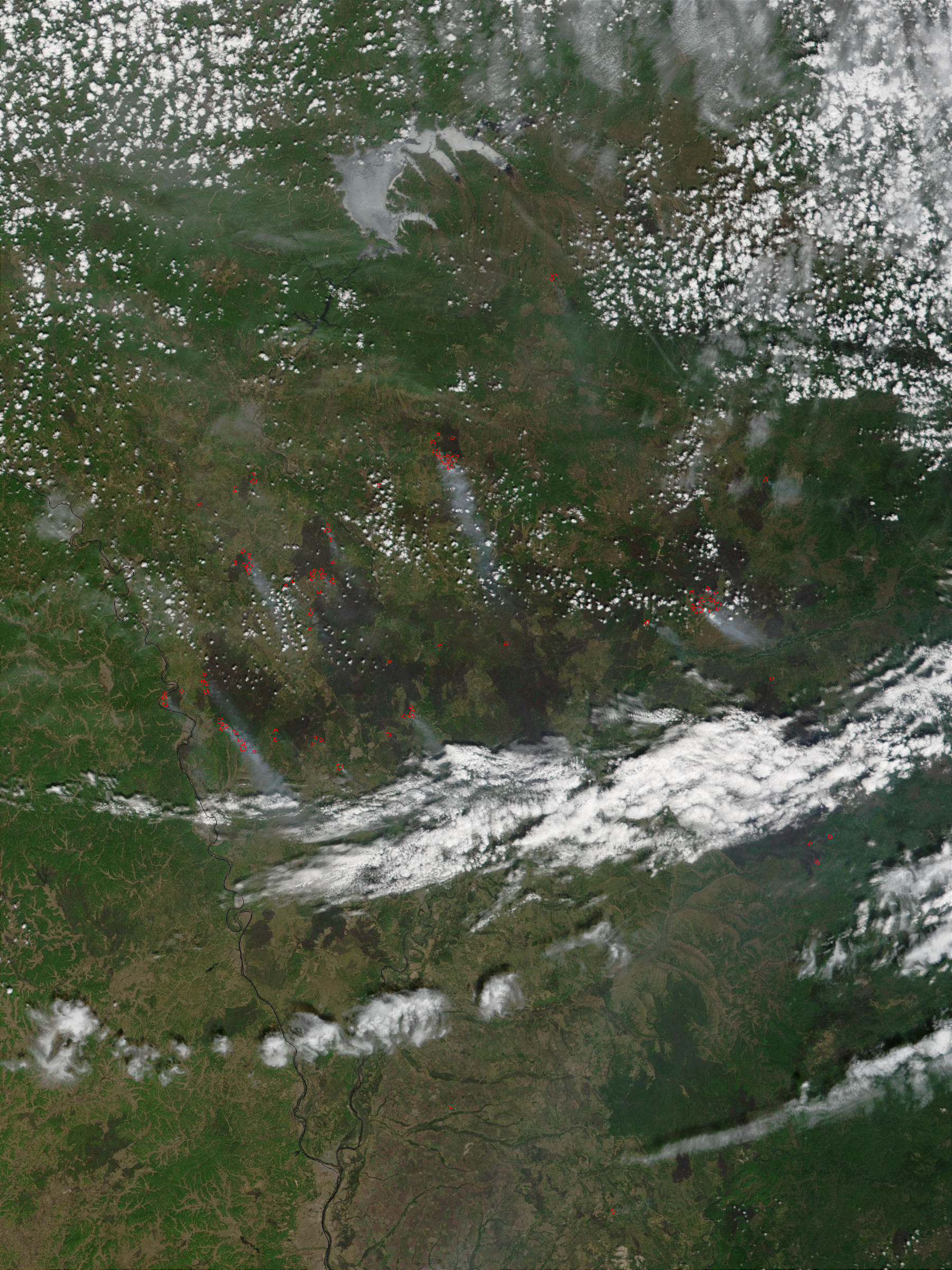 Fires in the Amur region, Eastern Russia