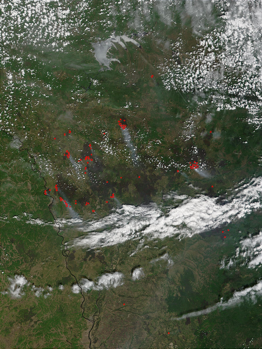 Fires in the Amur region, Eastern Russia - related image preview