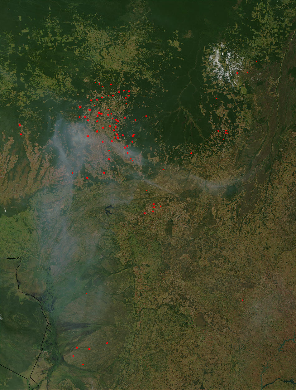 Fires and smoke in Mato Grosso State, Brazil - related image preview