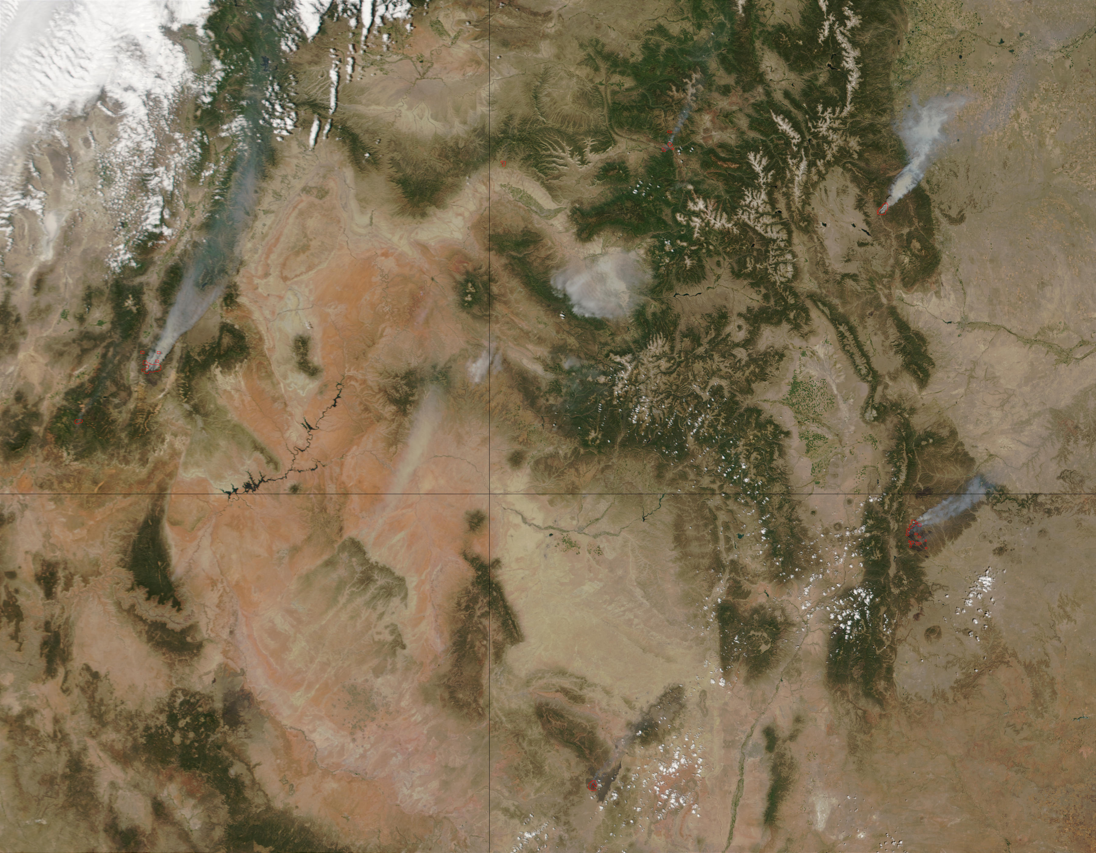 Fires in Utah, Colorado, and New Mexico - related image preview