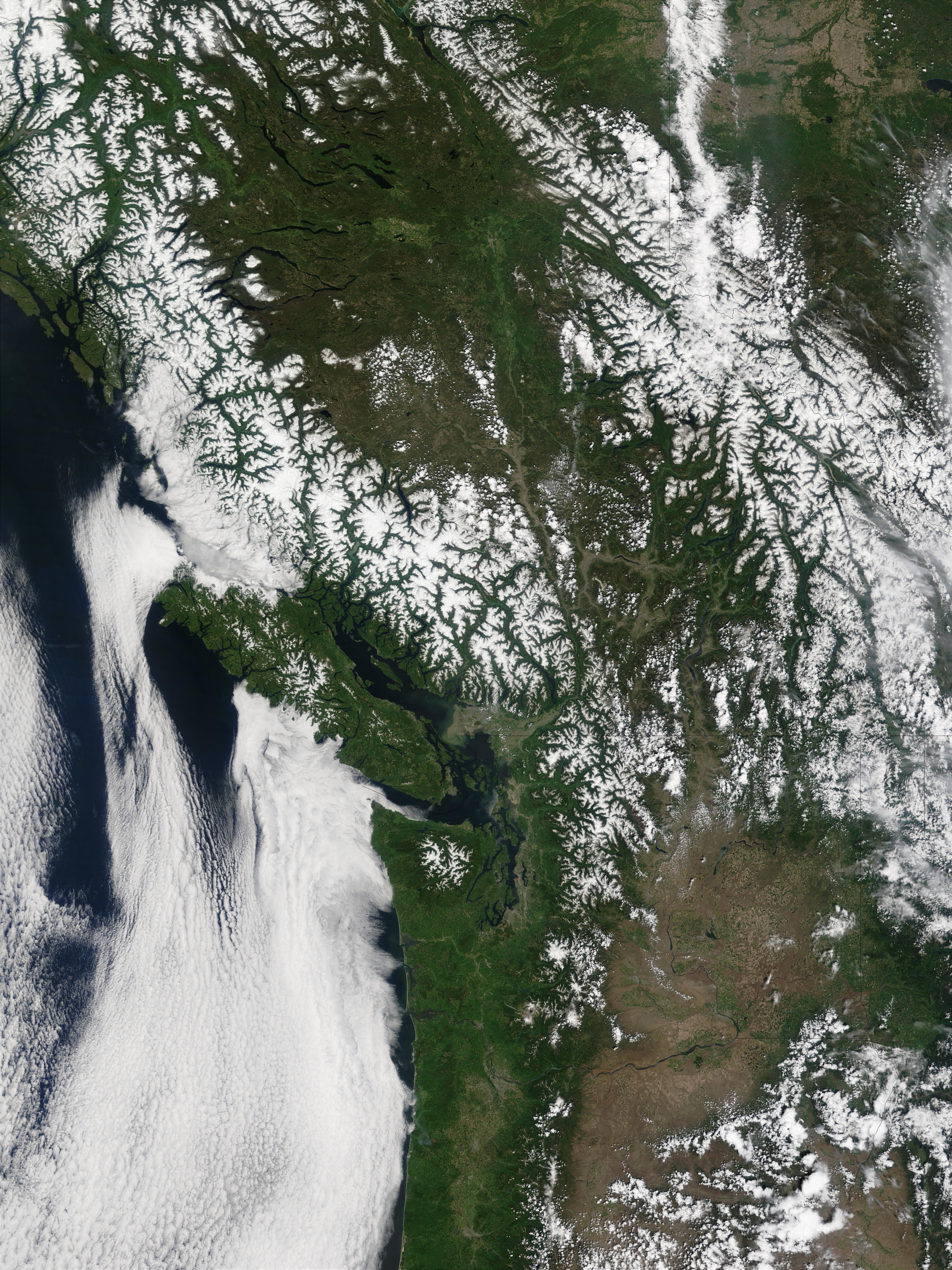 Fires in British Columbia (Canada), Washington, and Oregon - related image preview