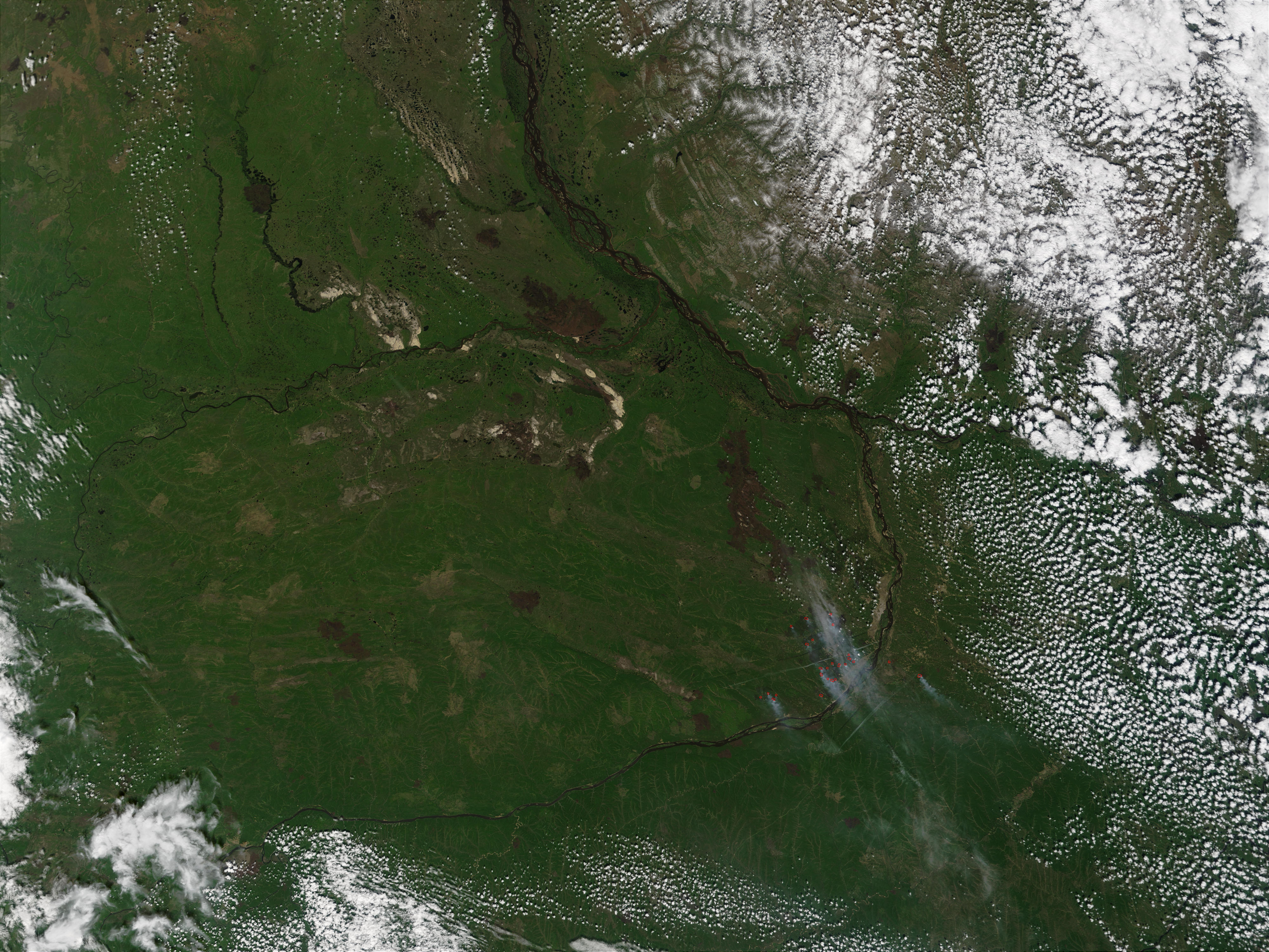 Fires near Yakutsk, Russia - related image preview