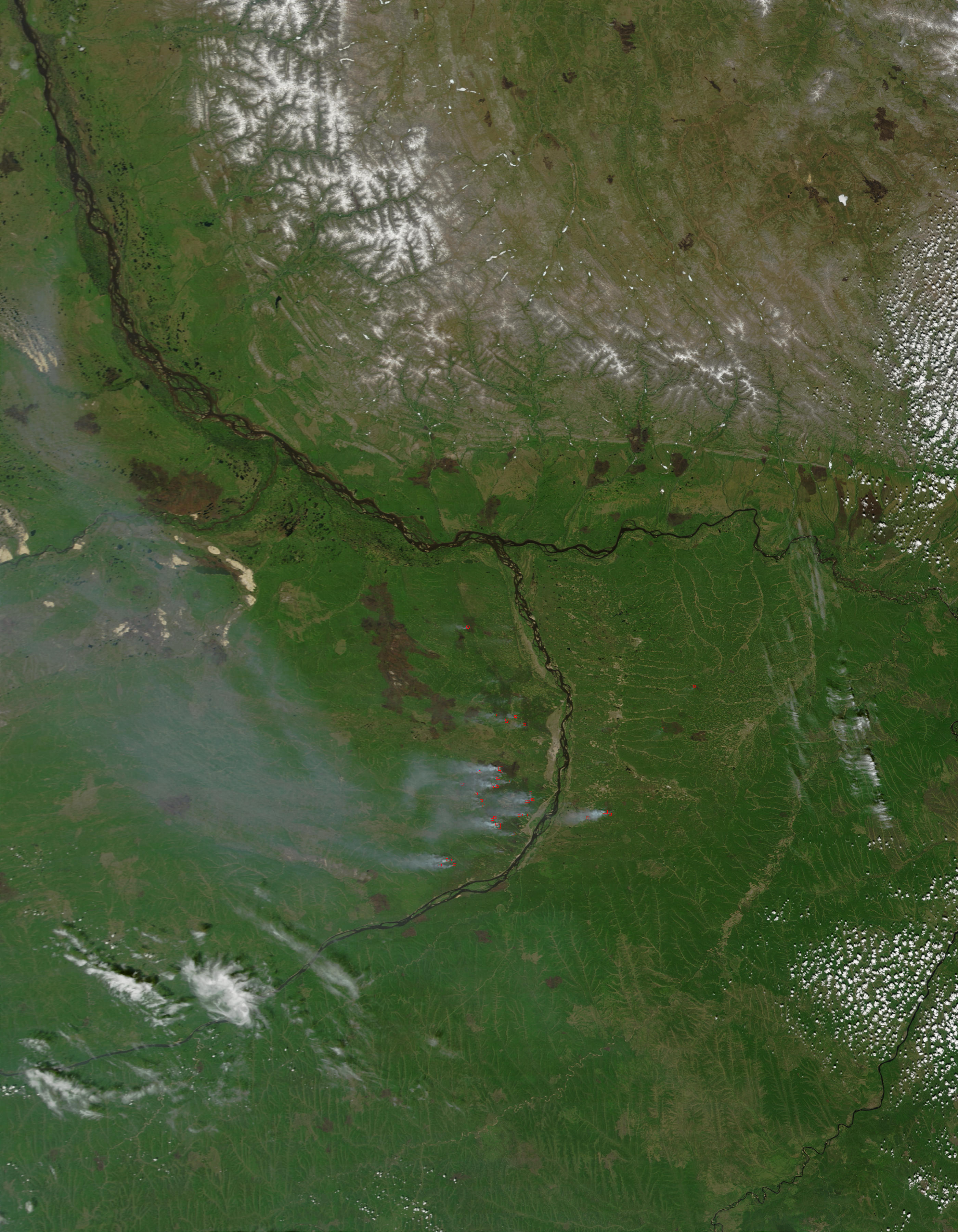 Fires near Yakutsk, Russia - related image preview