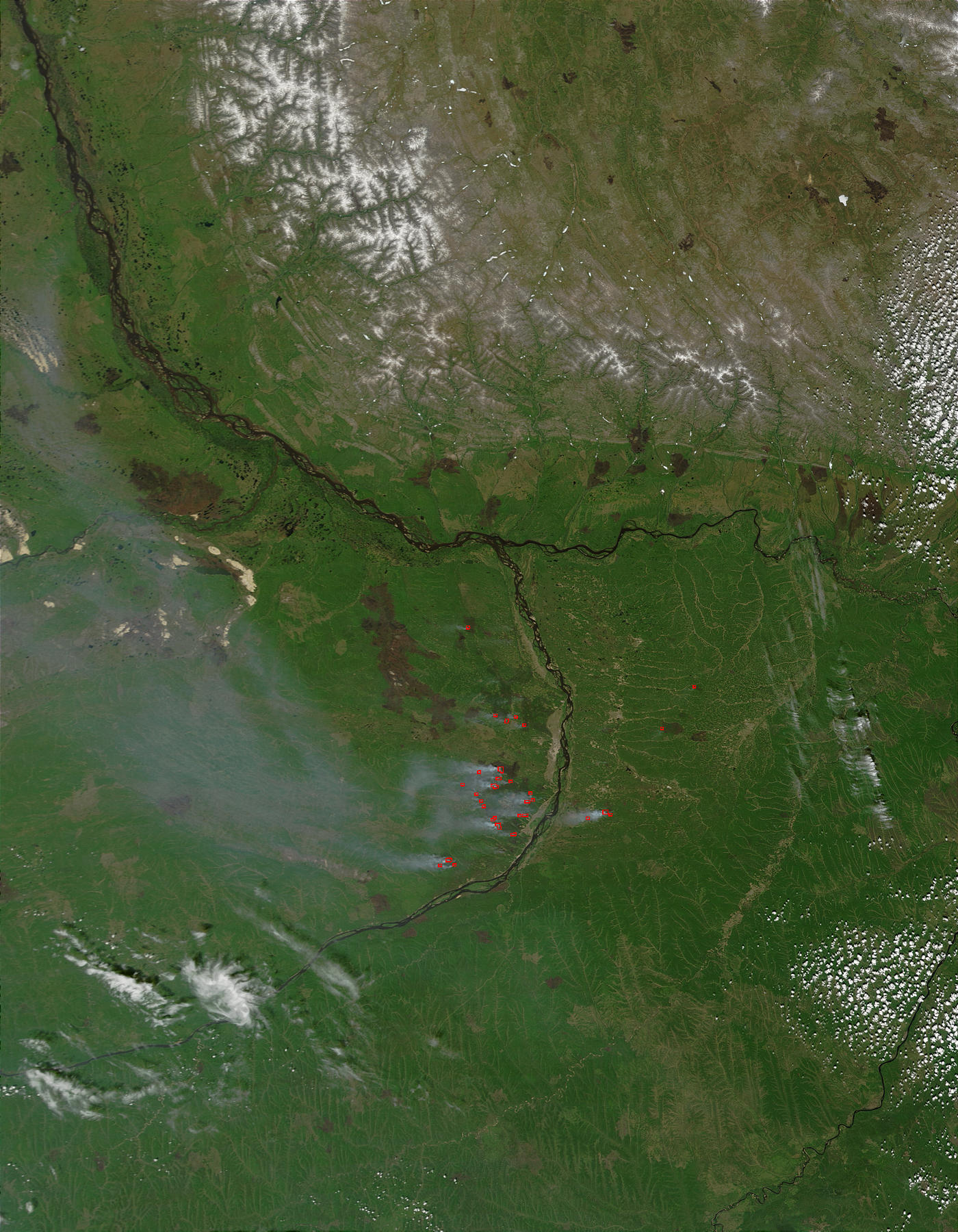 Fires near Yakutsk, Russia - related image preview