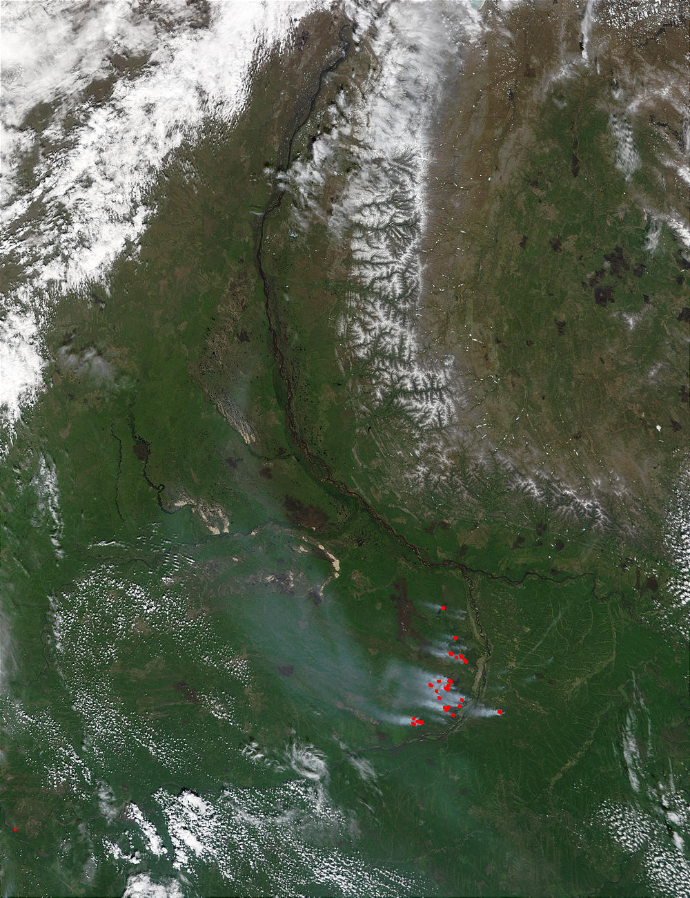 Fires near Yakutsk, Russia - related image preview