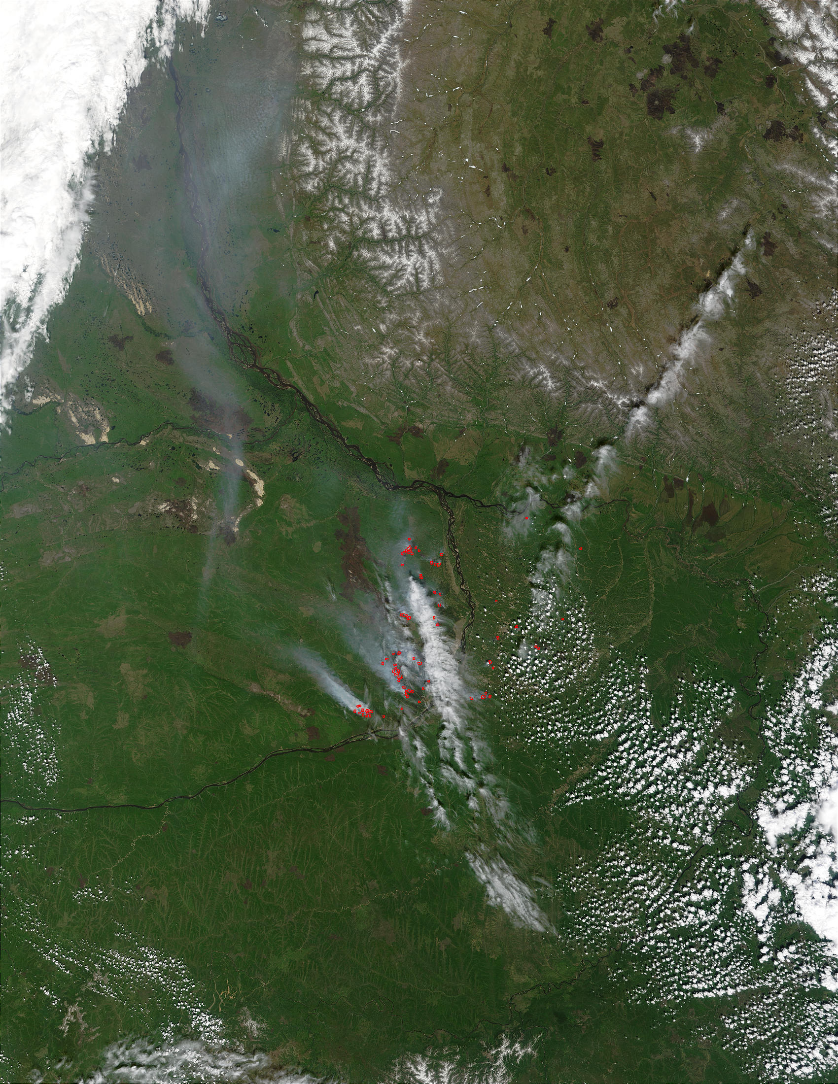 Fires near Yakutsk, Russia - related image preview