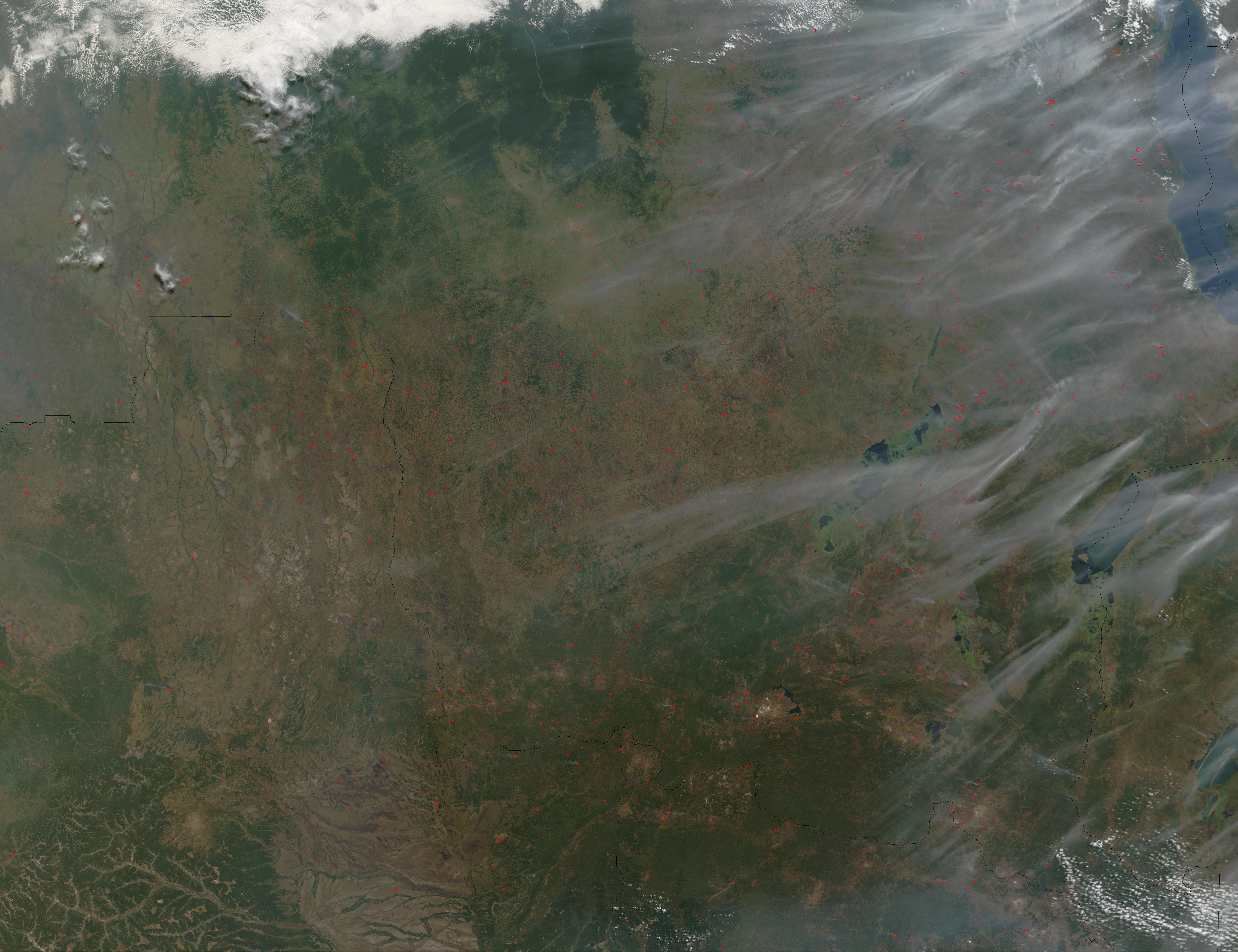 Fires in Angola and Democratic Republic of the Congo - related image preview