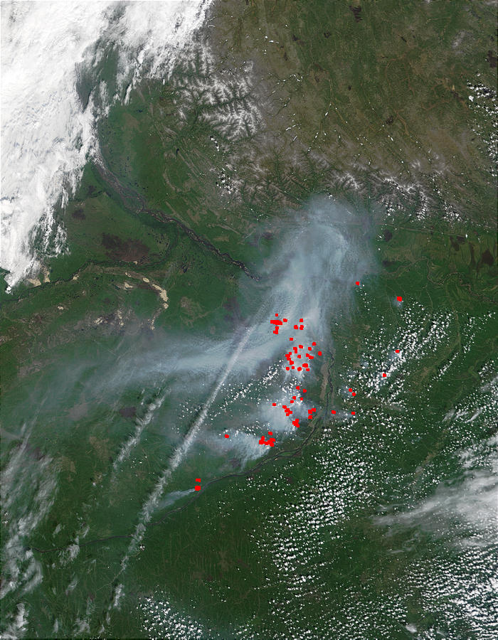 Fires near Yakutsk, Russia - related image preview