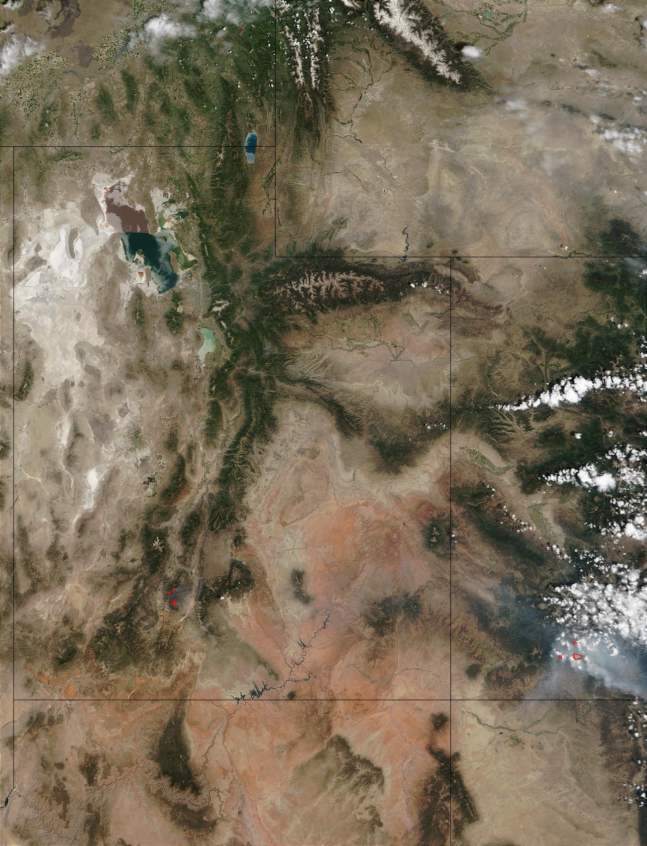 Fires in Utah and Colorado - related image preview