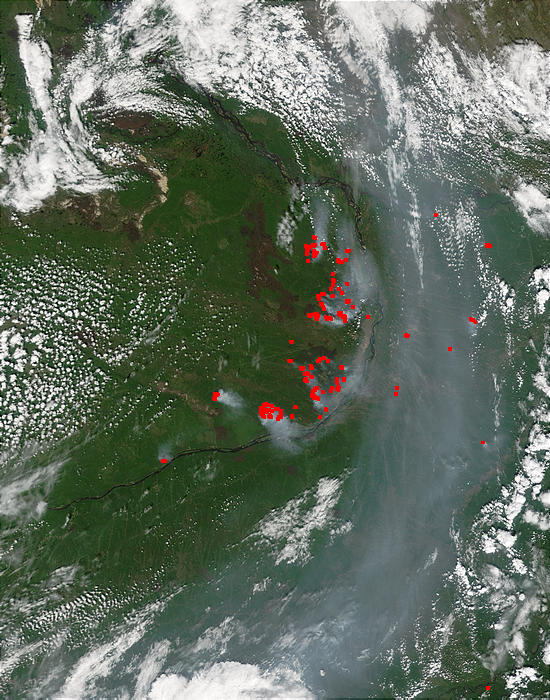 Fires near Yakutsk, Russia - related image preview