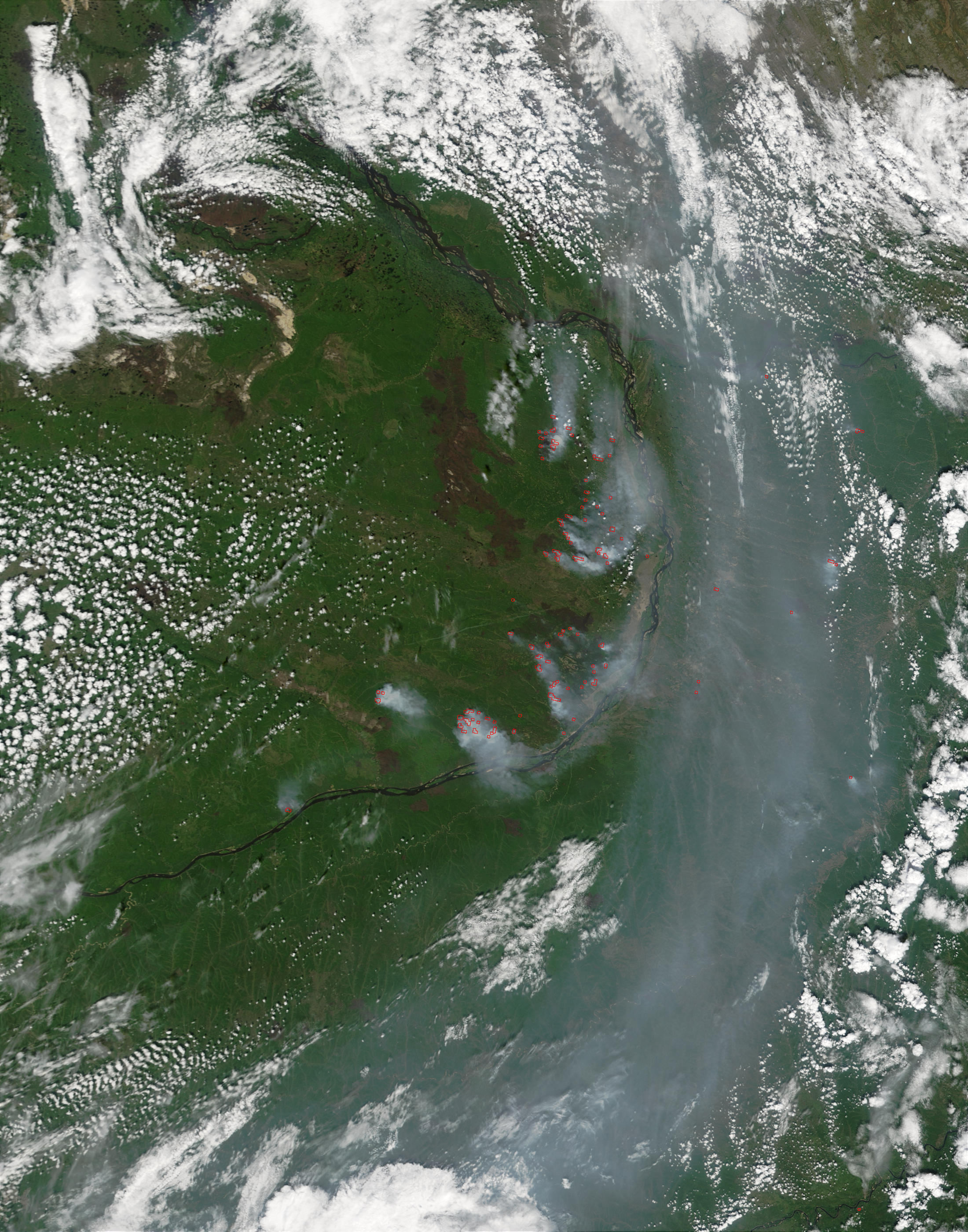 Fires near Yakutsk, Russia - related image preview