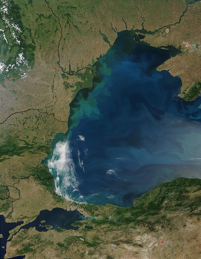 Phytoplankton bloom in the Black Sea - related image preview