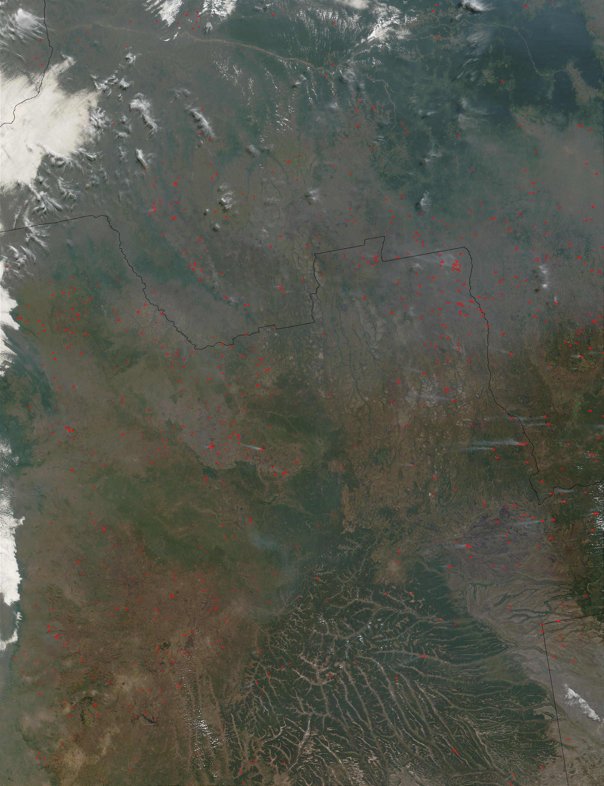 Fires in Angola and Democratic Republic of the Congo - related image preview