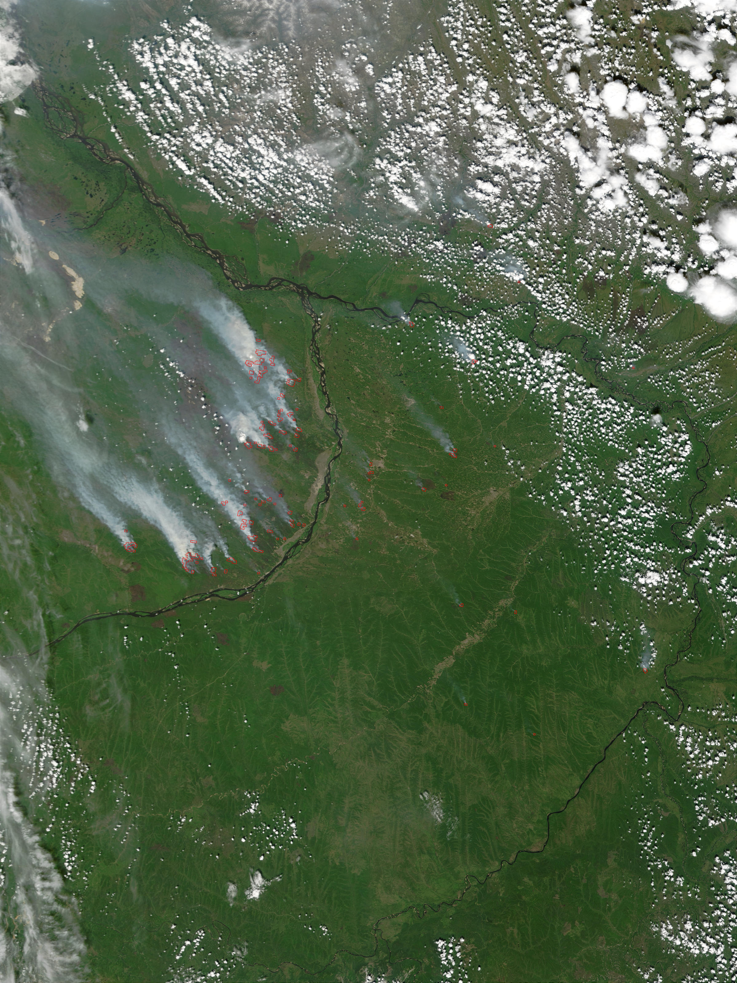 Fires near Yakutsk, Russia - related image preview