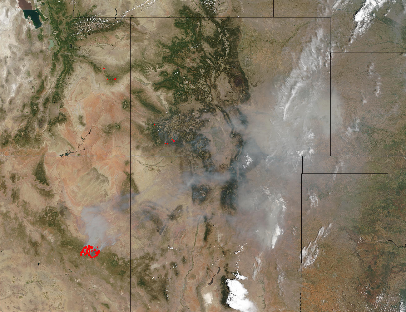 Rodeo and Chediski Fires, Arizona - related image preview