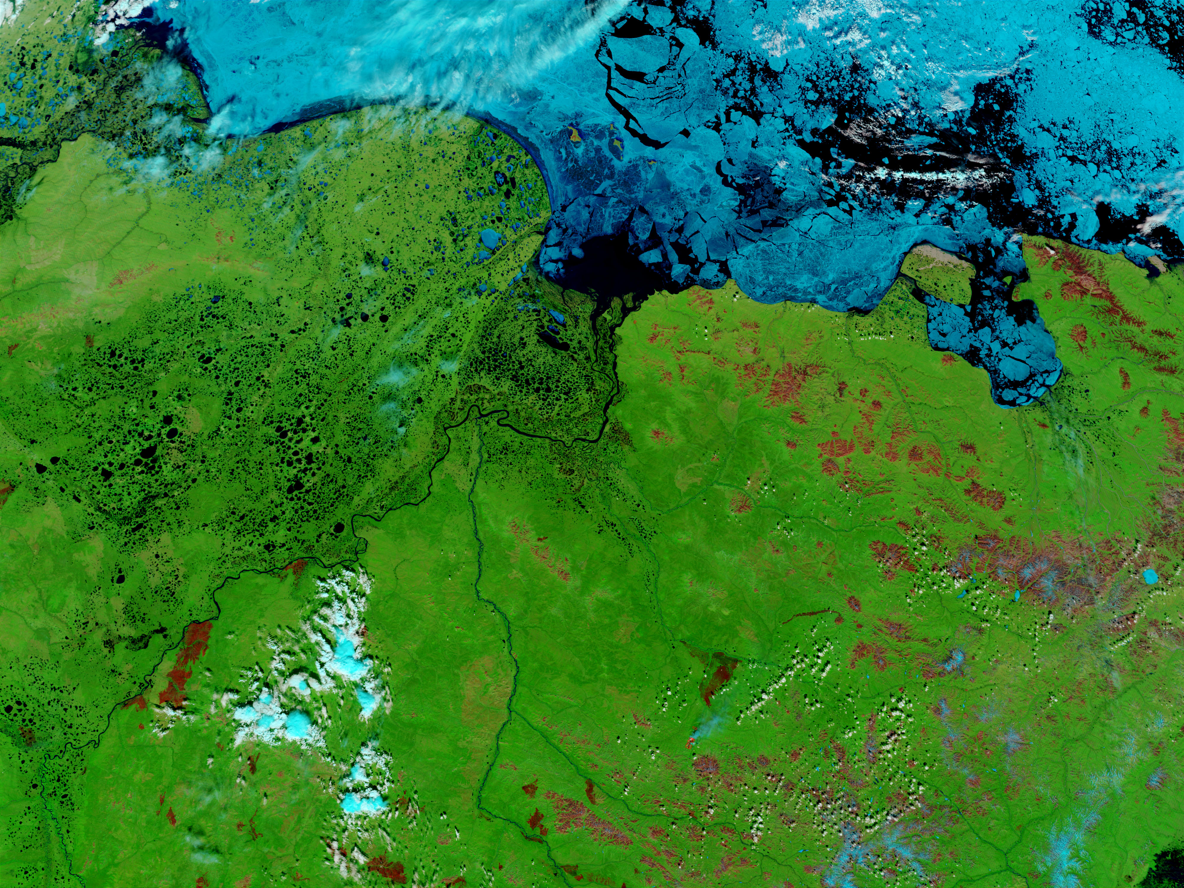 Siberia (false color) - related image preview