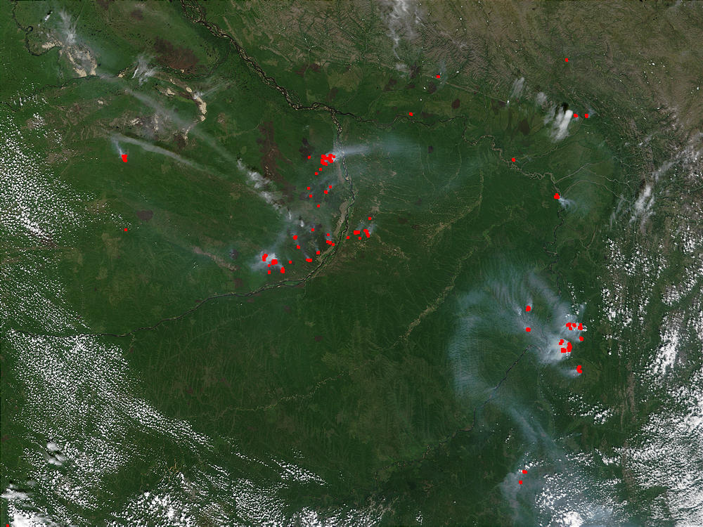 Fires near Yakutsk, Russia - related image preview