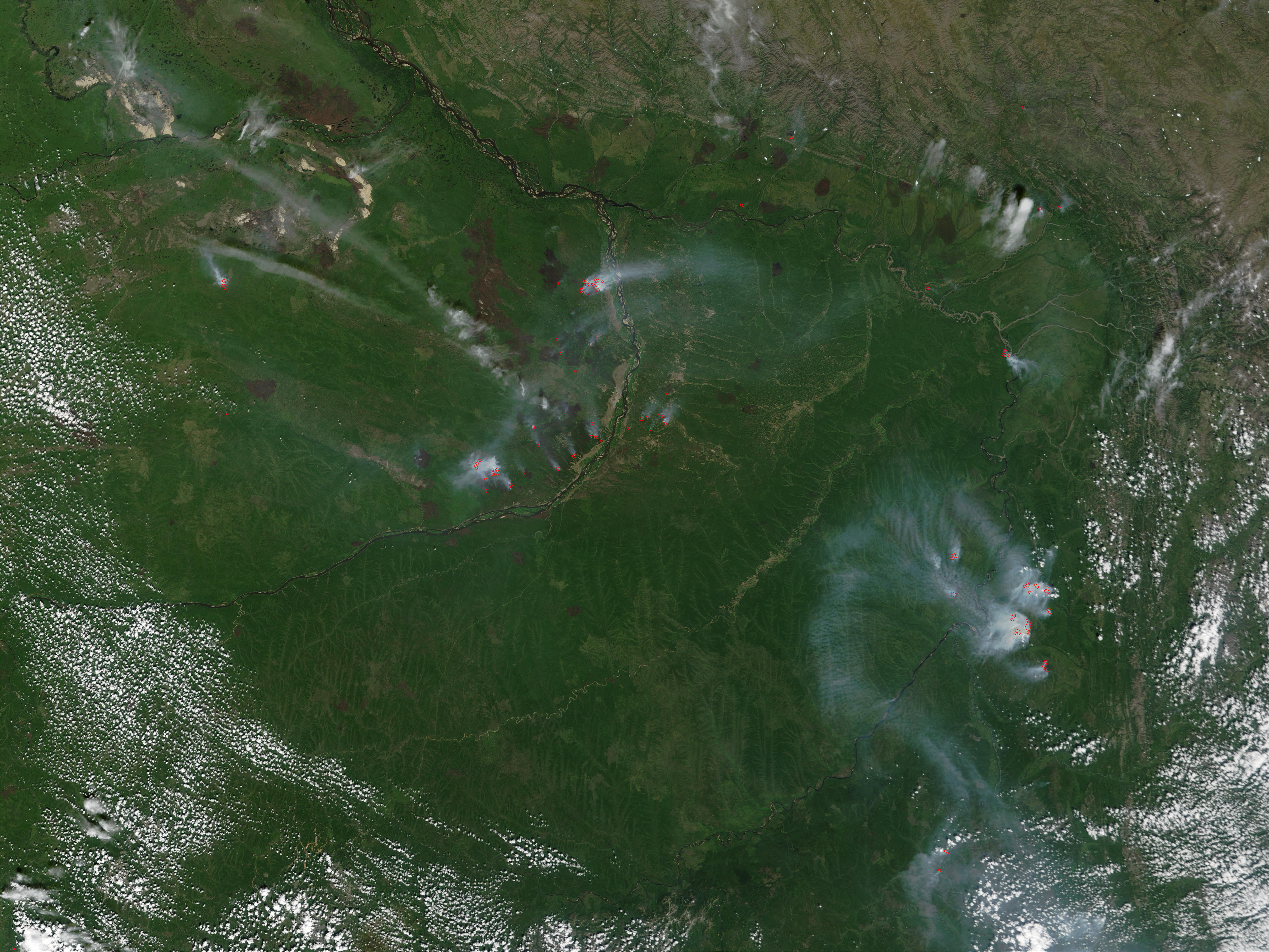 Fires near Yakutsk, Russia - related image preview