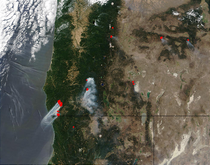 Biscuit Fire and Tiller Complex Fire in Oregon - related image preview