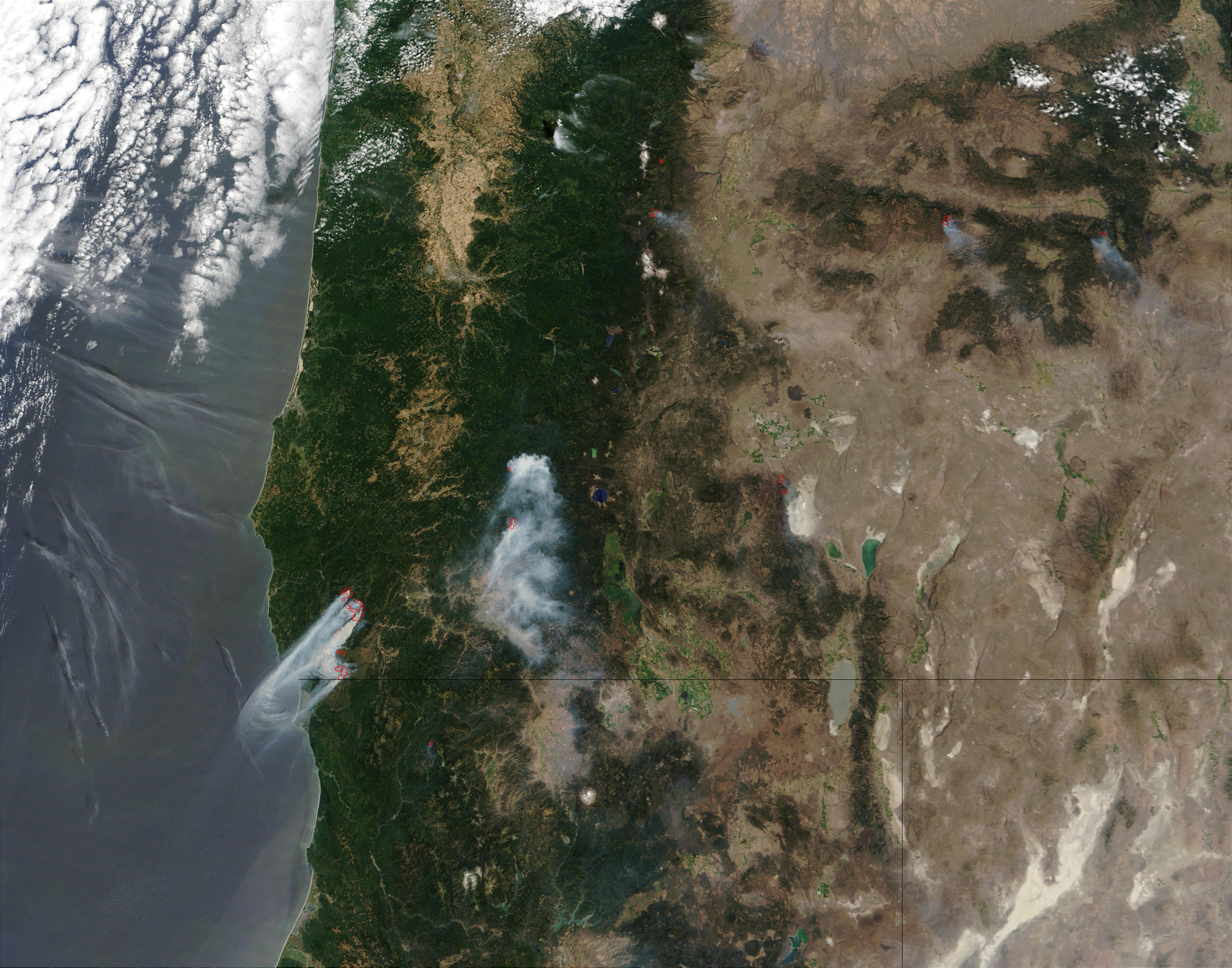 Biscuit Fire and Tiller Complex Fire in Oregon - related image preview
