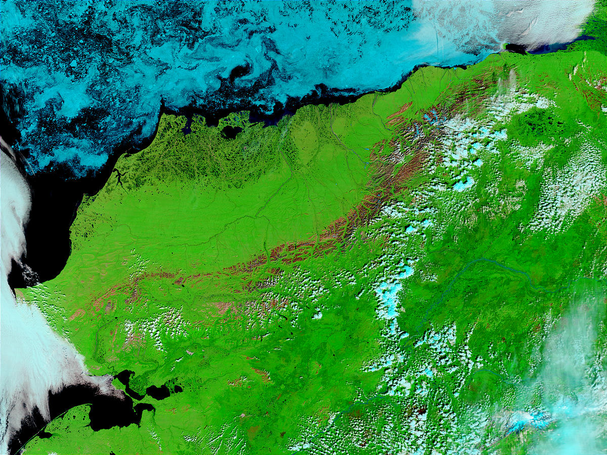 Northern Alaska (false color) - related image preview