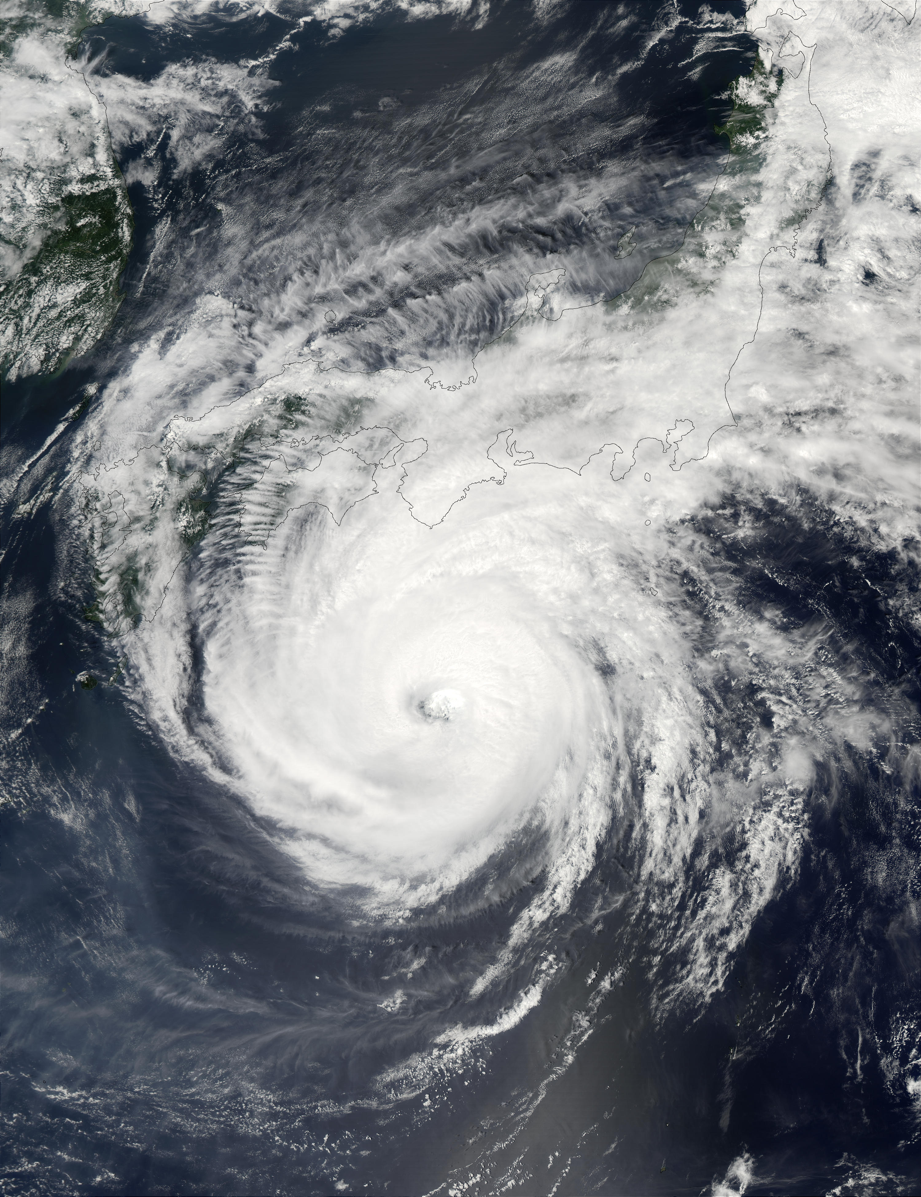 Super Typhoon Phanfone (19W) south of Japan - related image preview