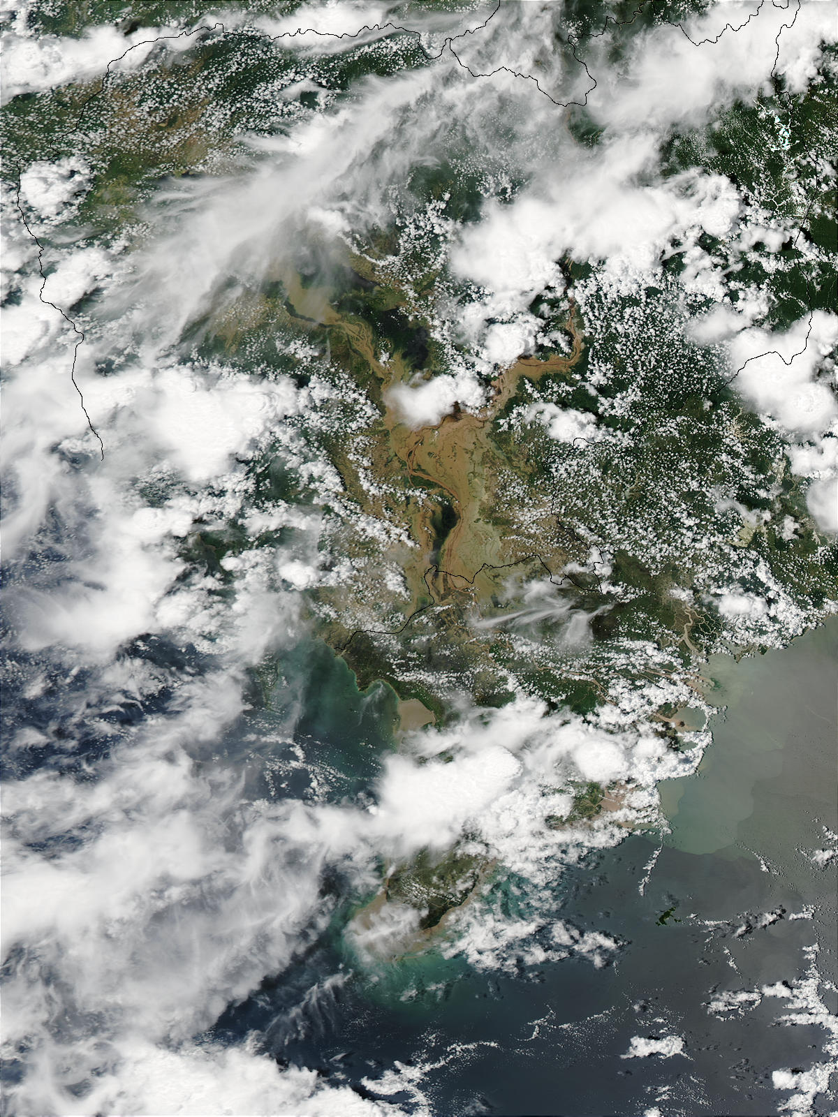 Flooding of the Mekong in Cambodia and Vietnam - related image preview