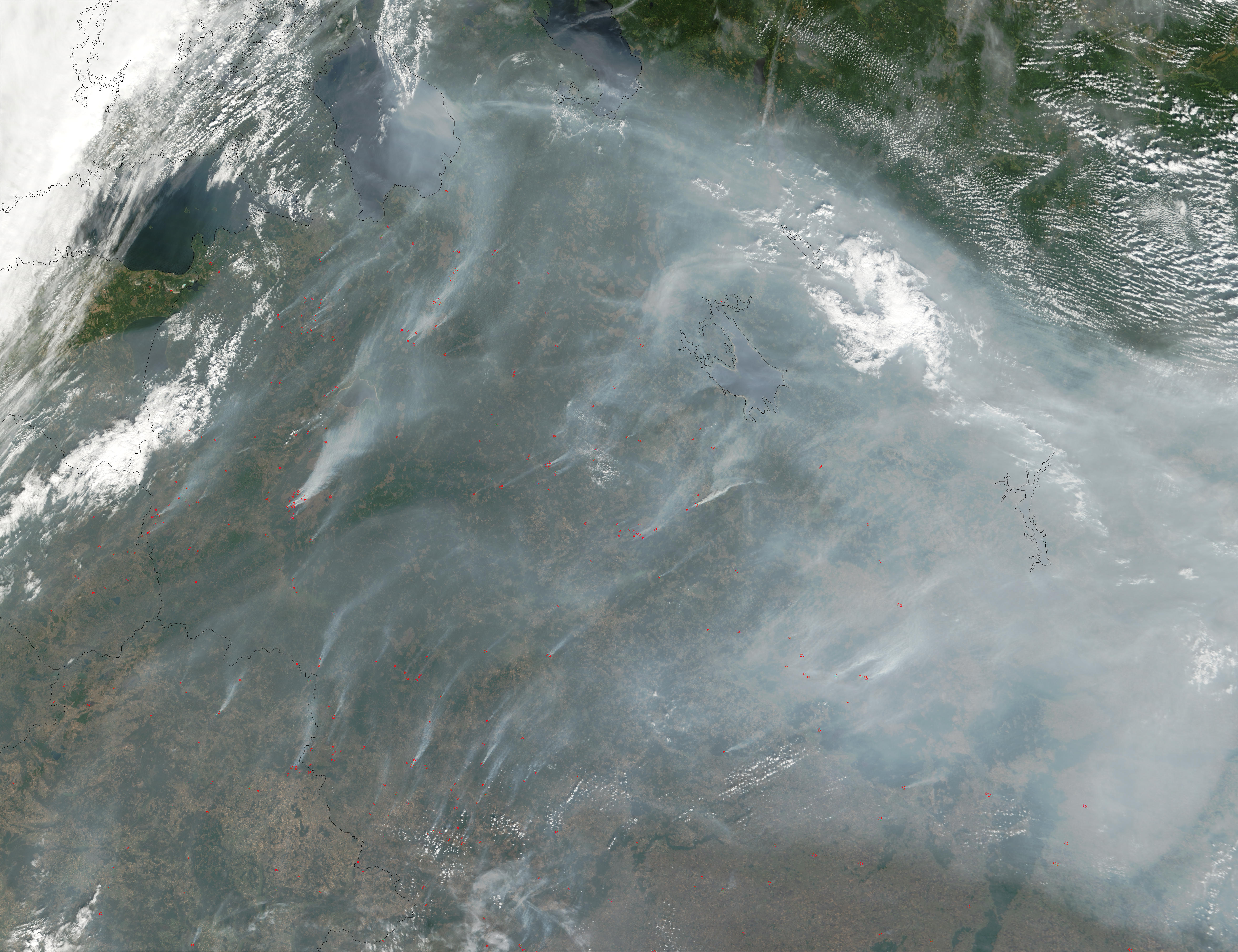 Fires and smoke in Western Russia - related image preview